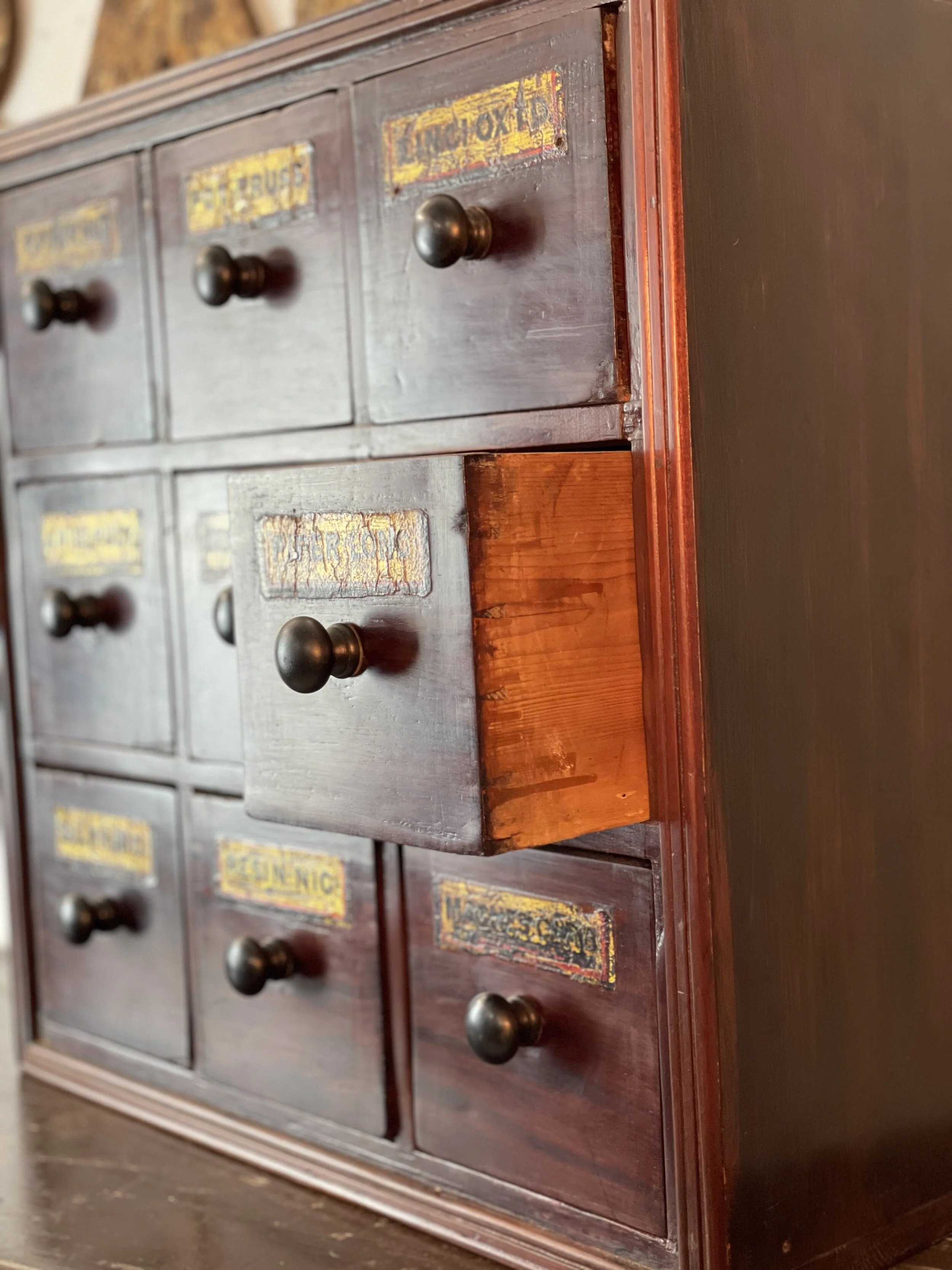 Antique Apothecary Cabinet