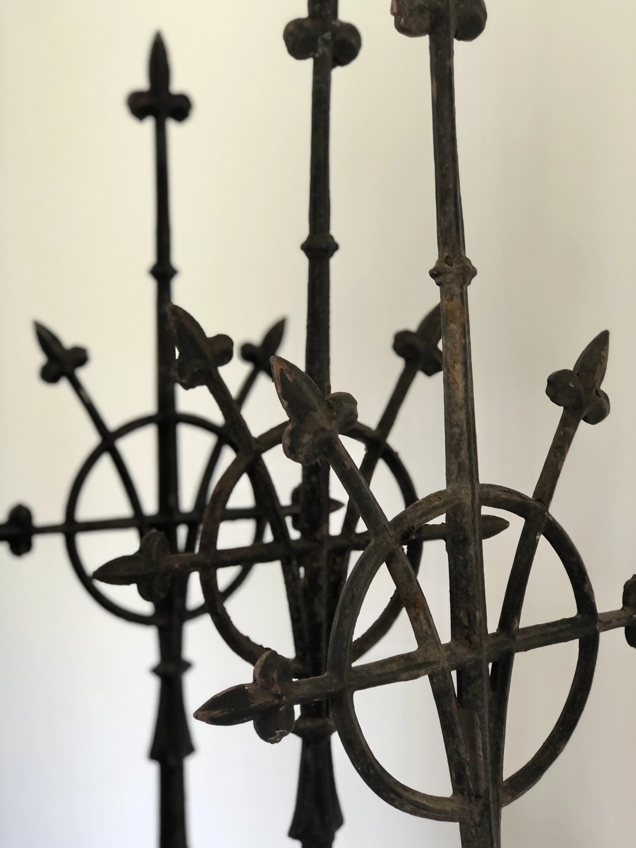Victorian Cast Iron Finials