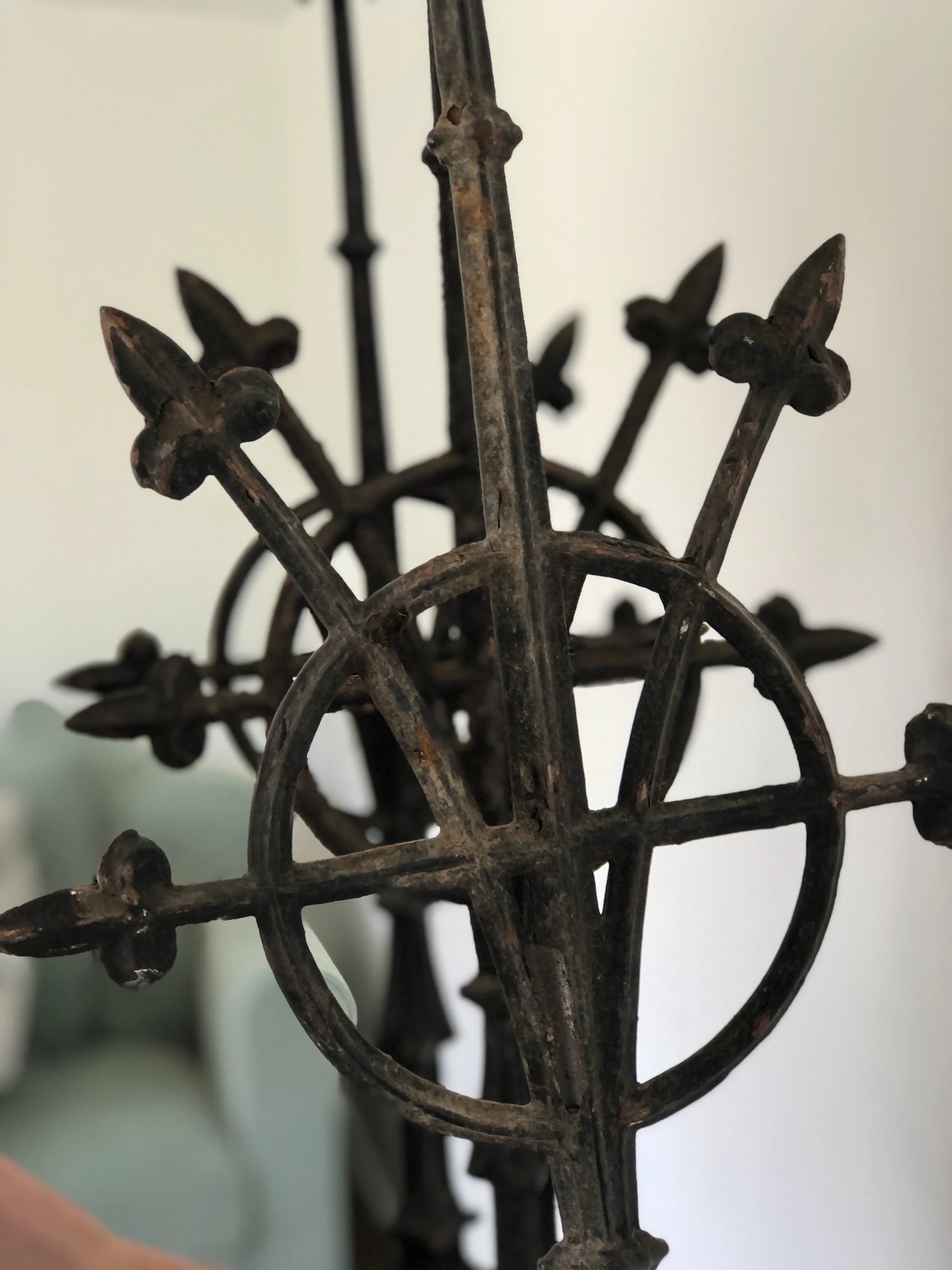 Victorian Cast Iron Finials