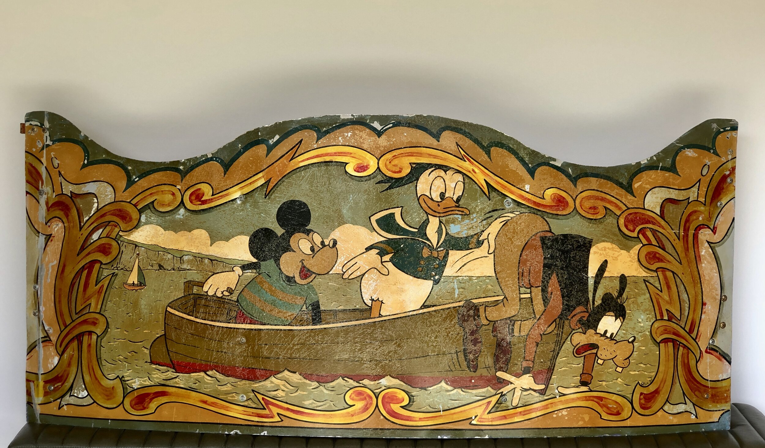 Hand Painted Fairground Panel 