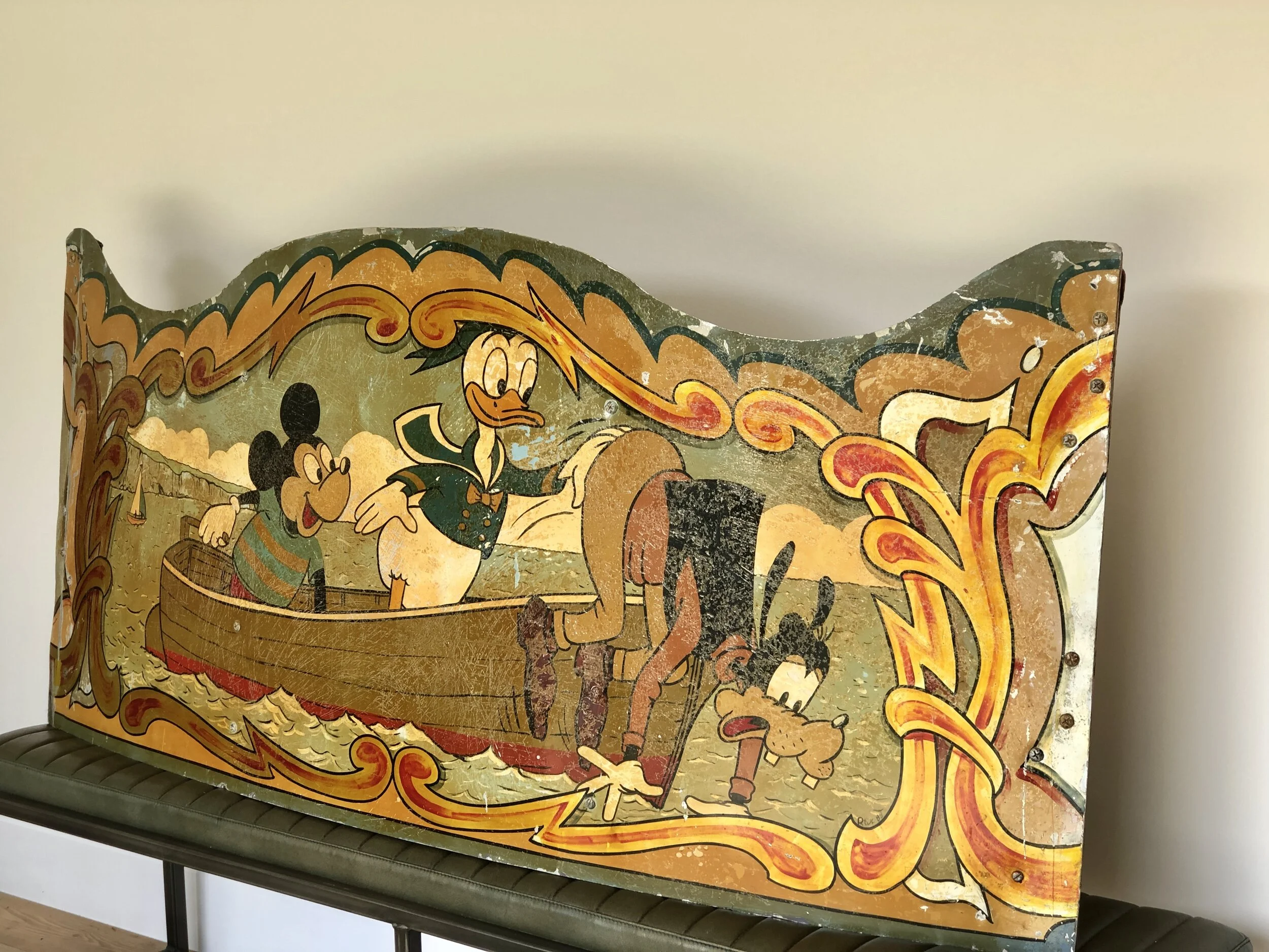 Hand Painted Fairground Panel 