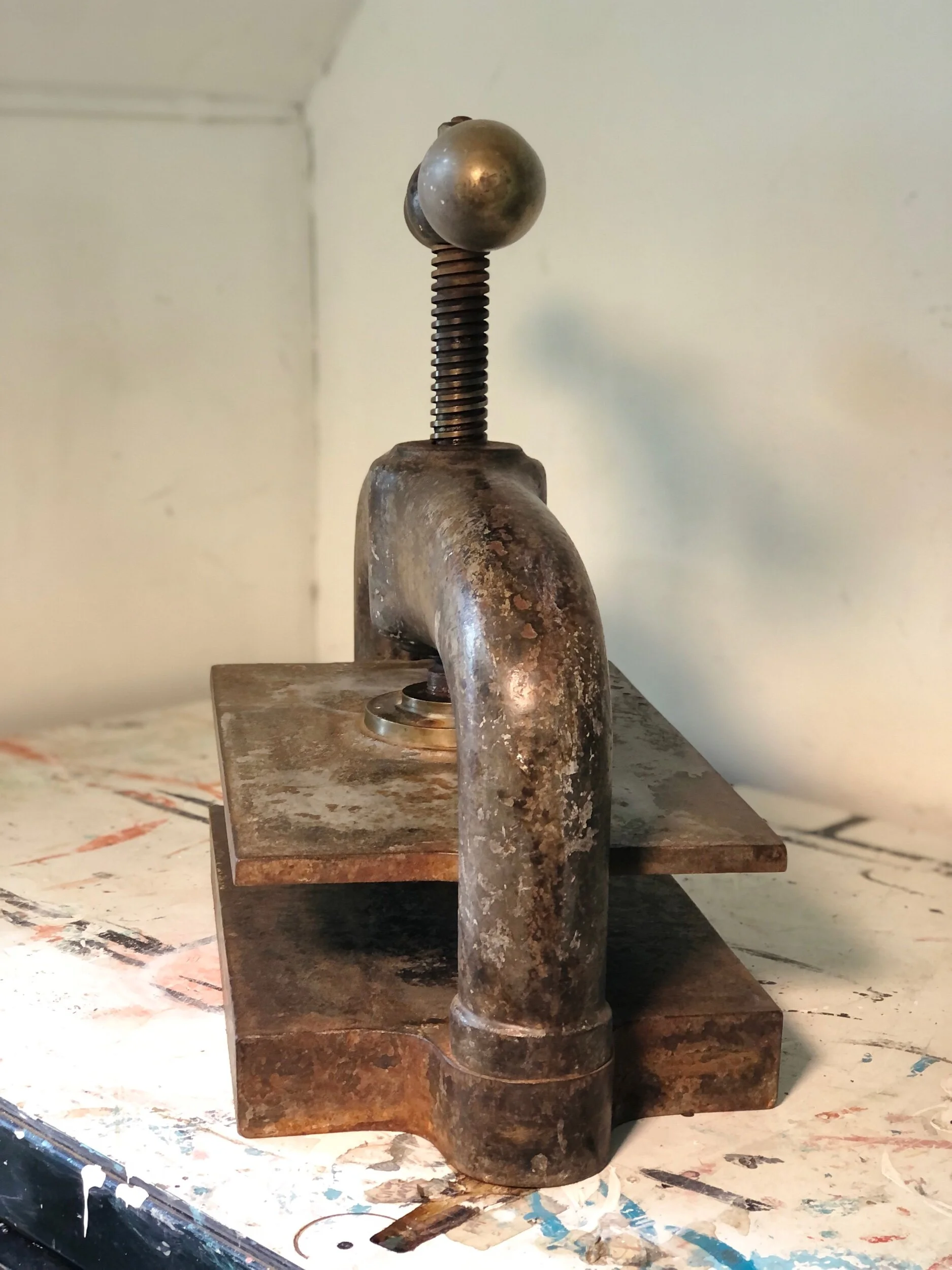 Victorian Cast Iron Book Press