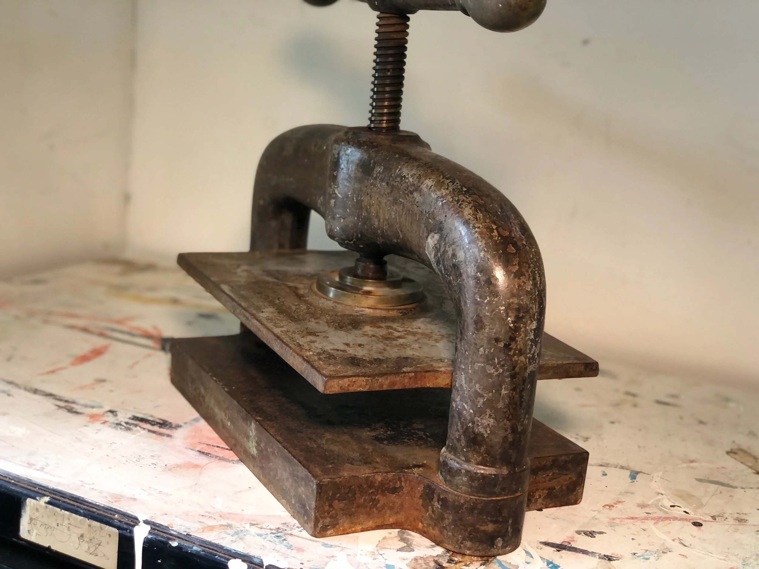Victorian Cast Iron Book Press