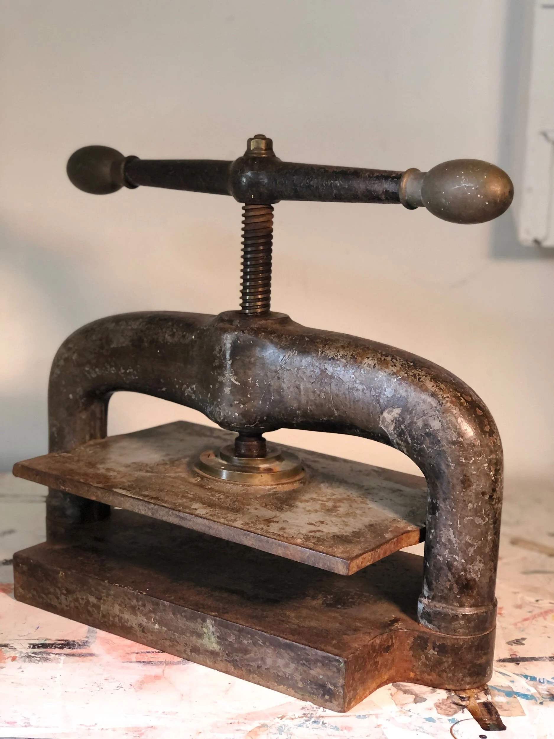 Victorian Cast Iron Book Press