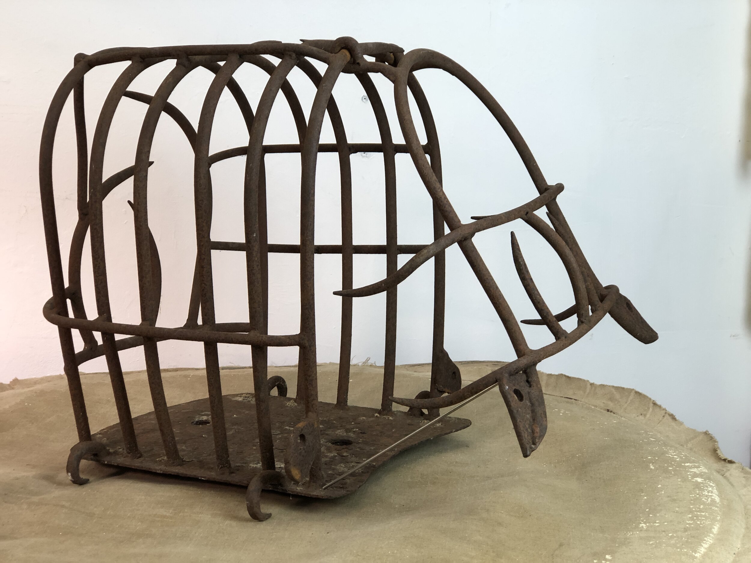 19th Century Wrought Iron Cage