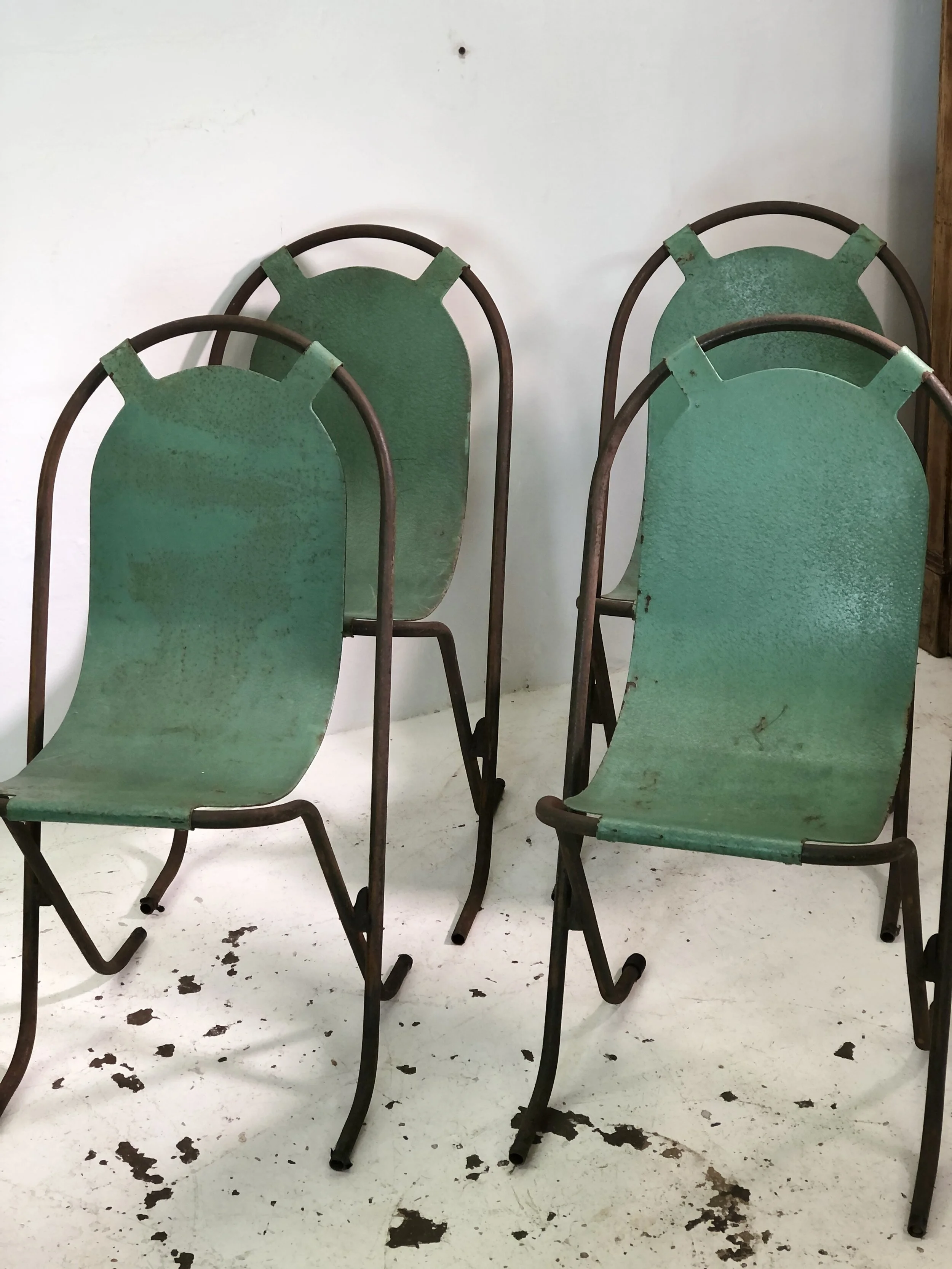 Set of 4 Stak A Bye Chairs