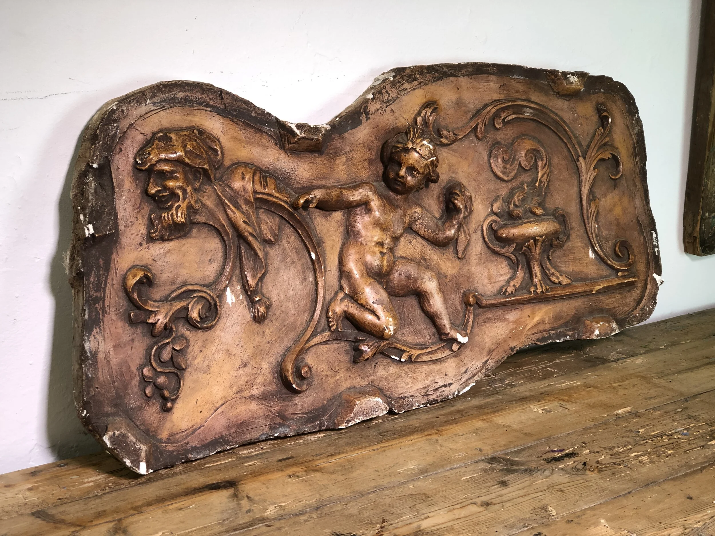 19th Century French Plaster Relief Mould