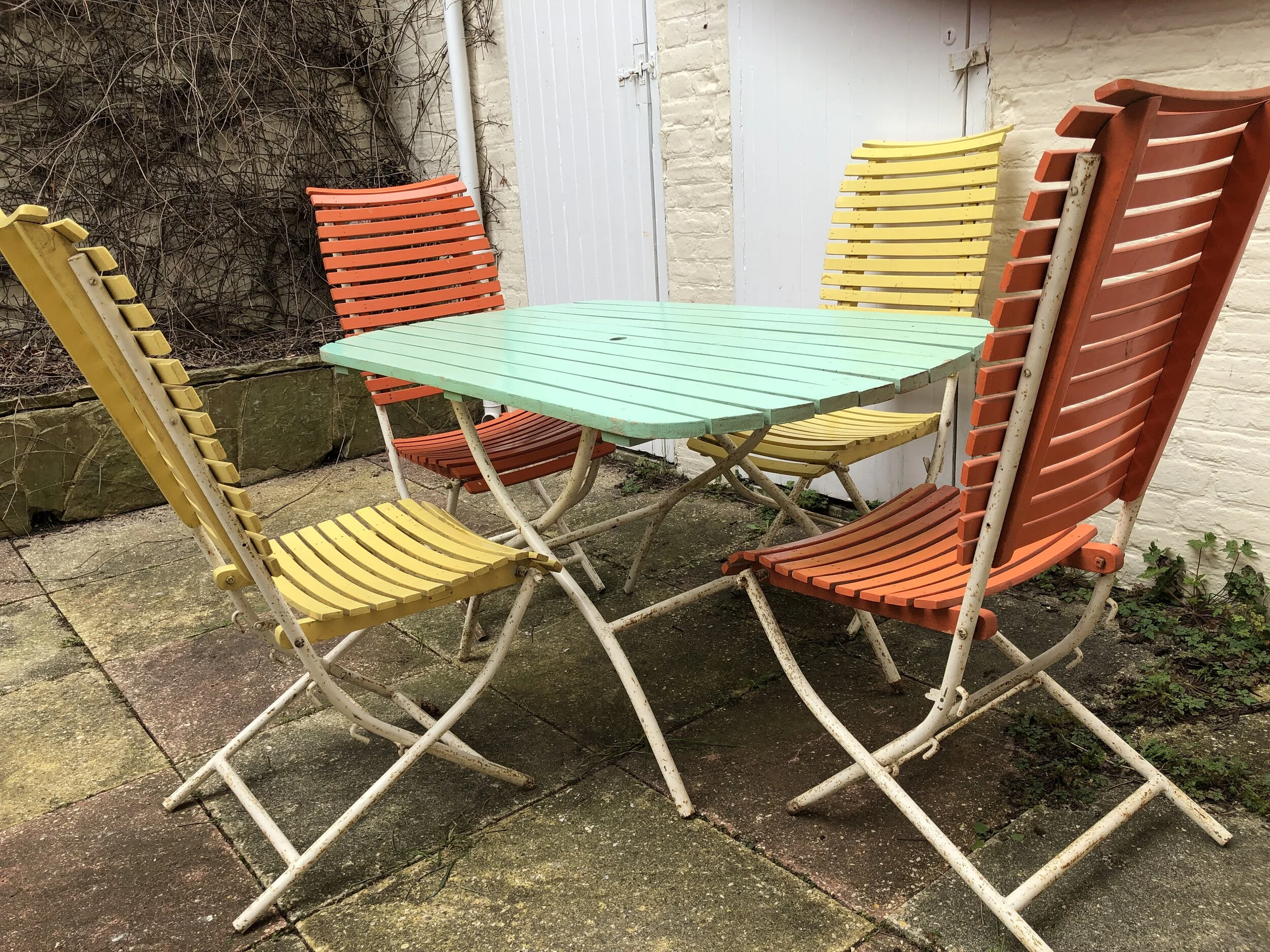 Vintage French Patio Set
