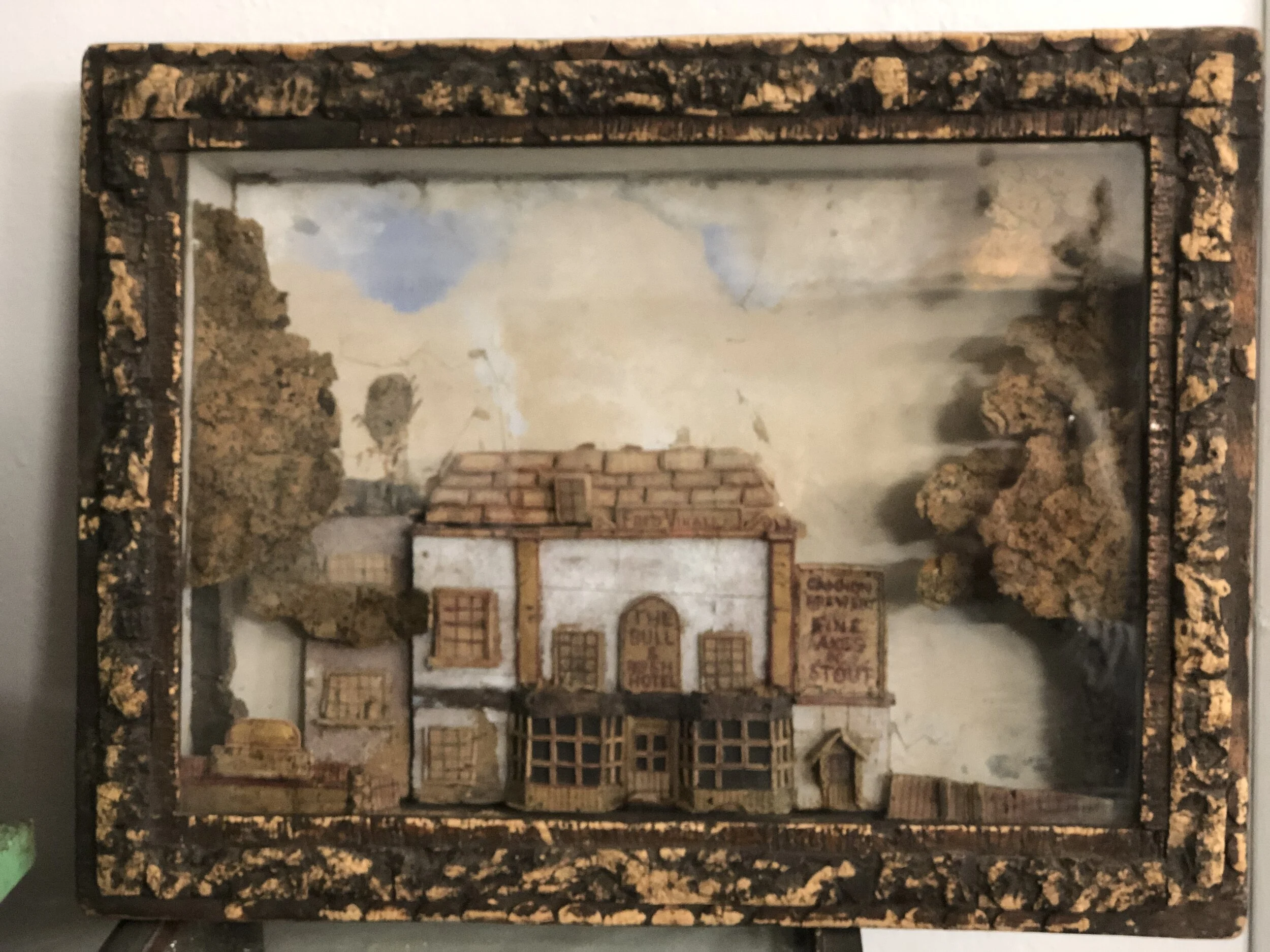 Naive Vintage Cork Diorama