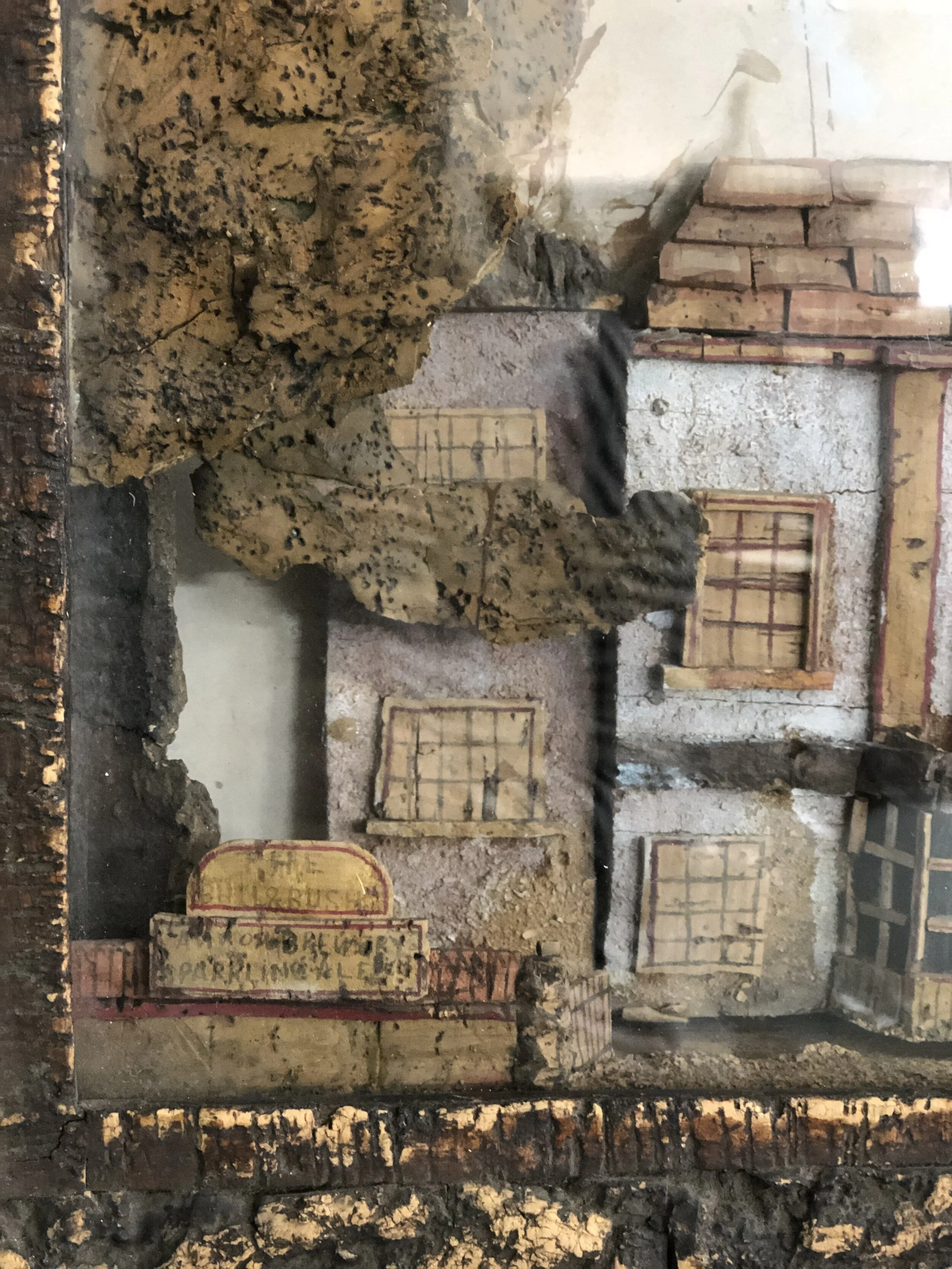 Naive Vintage Cork Diorama