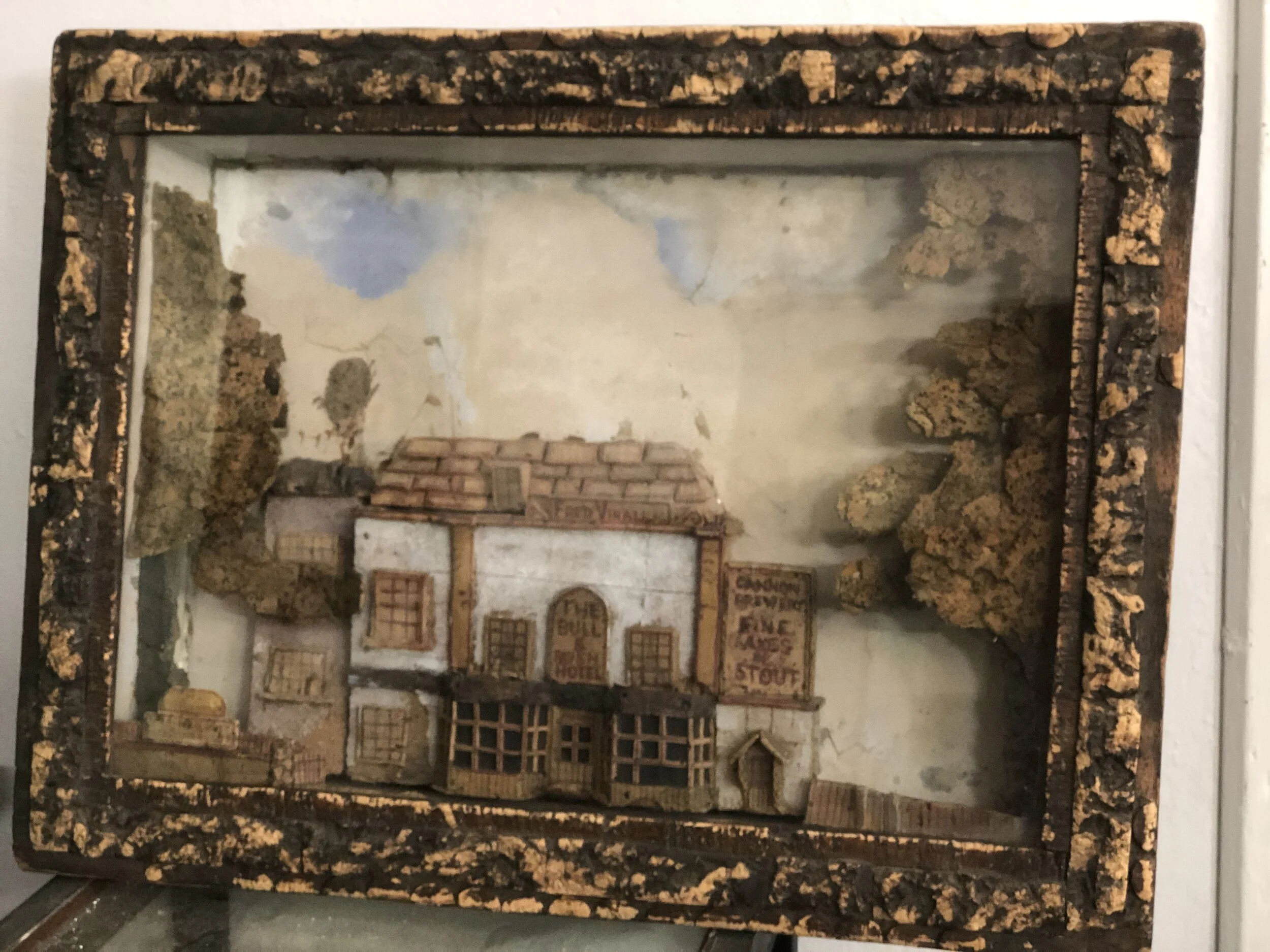 Naive Vintage Cork Diorama