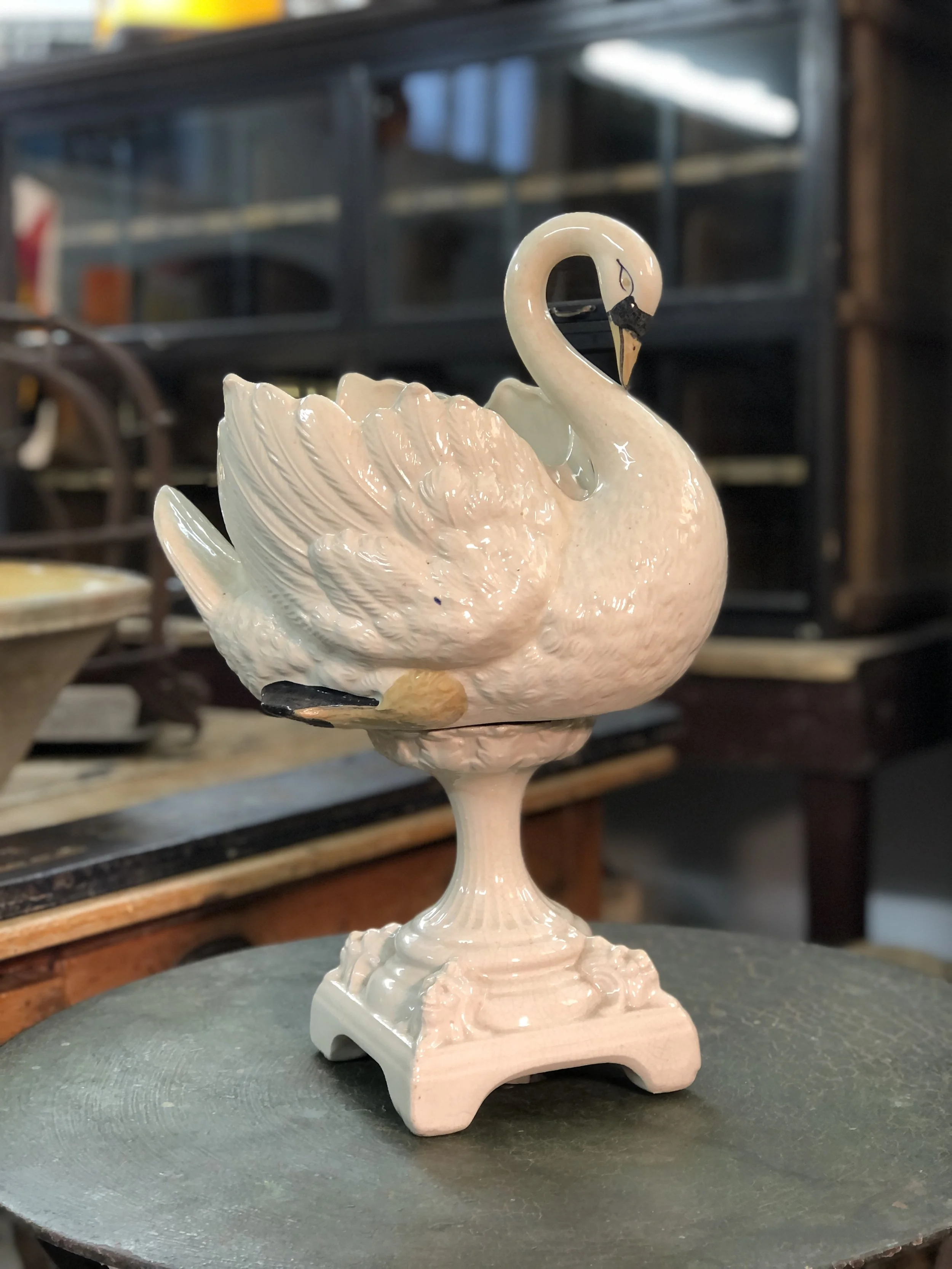 Victorian Swan Jardiniere