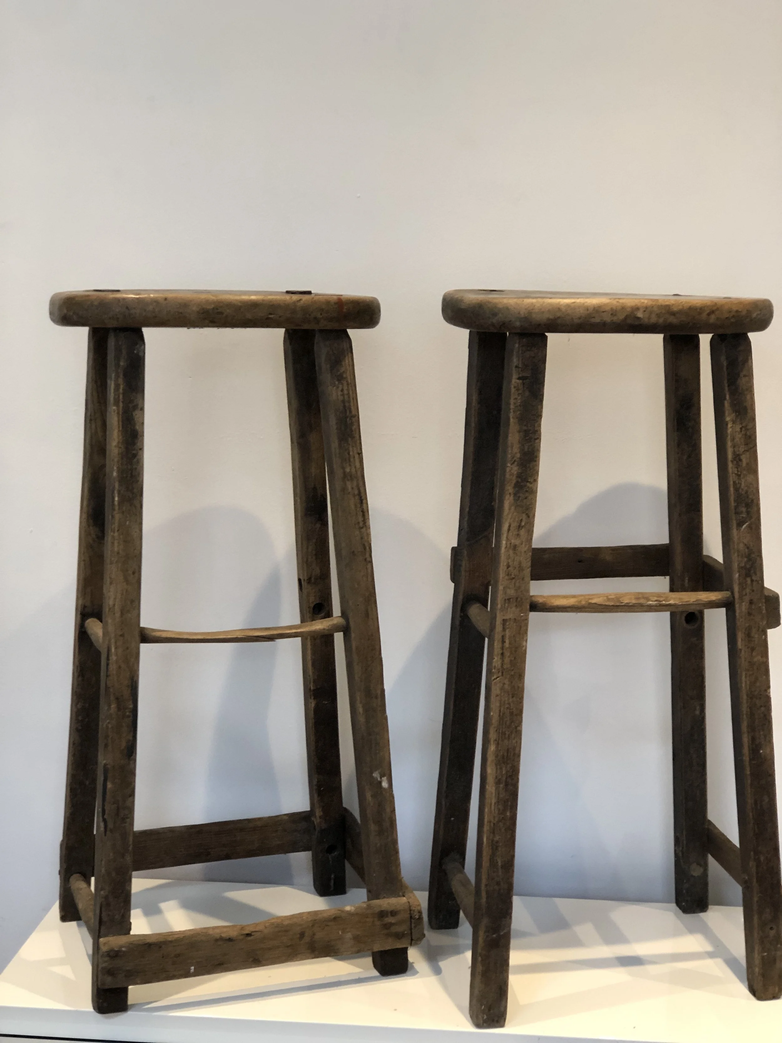 Pair of  Cotswolds School Stools
