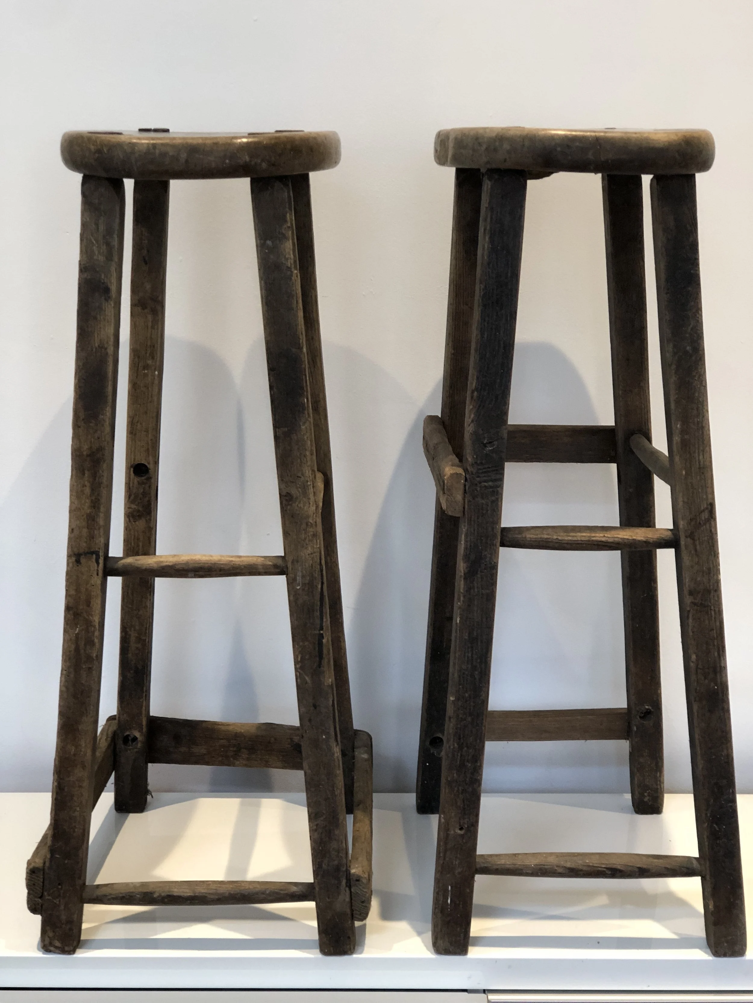 Pair of  Cotswolds School Stools