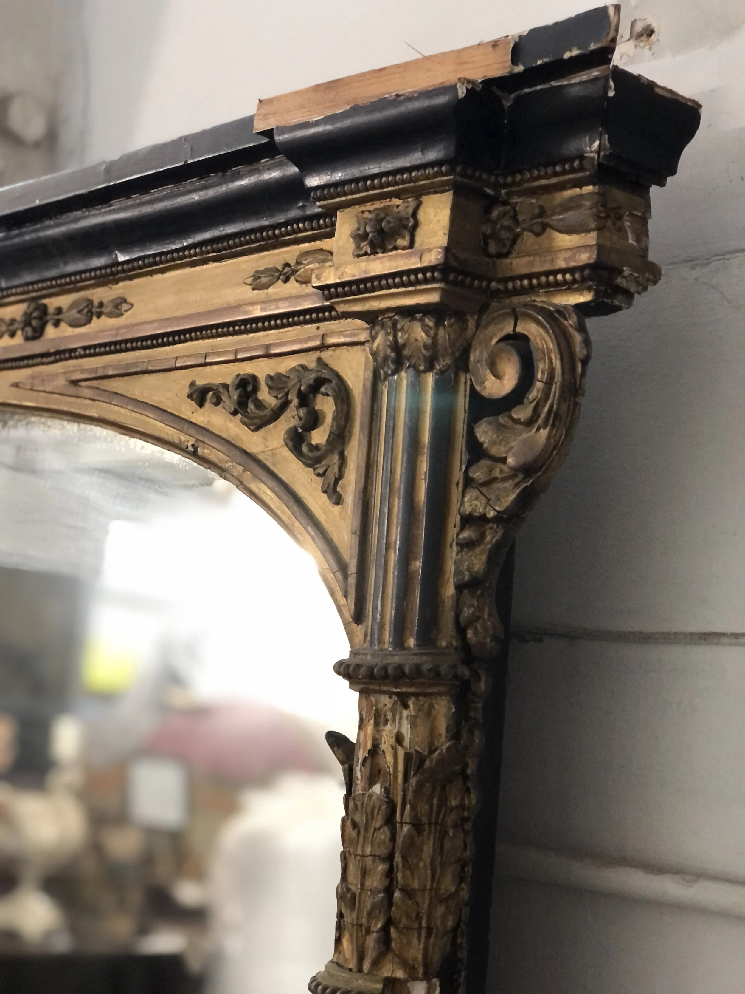 Large Late Victorian Mirror