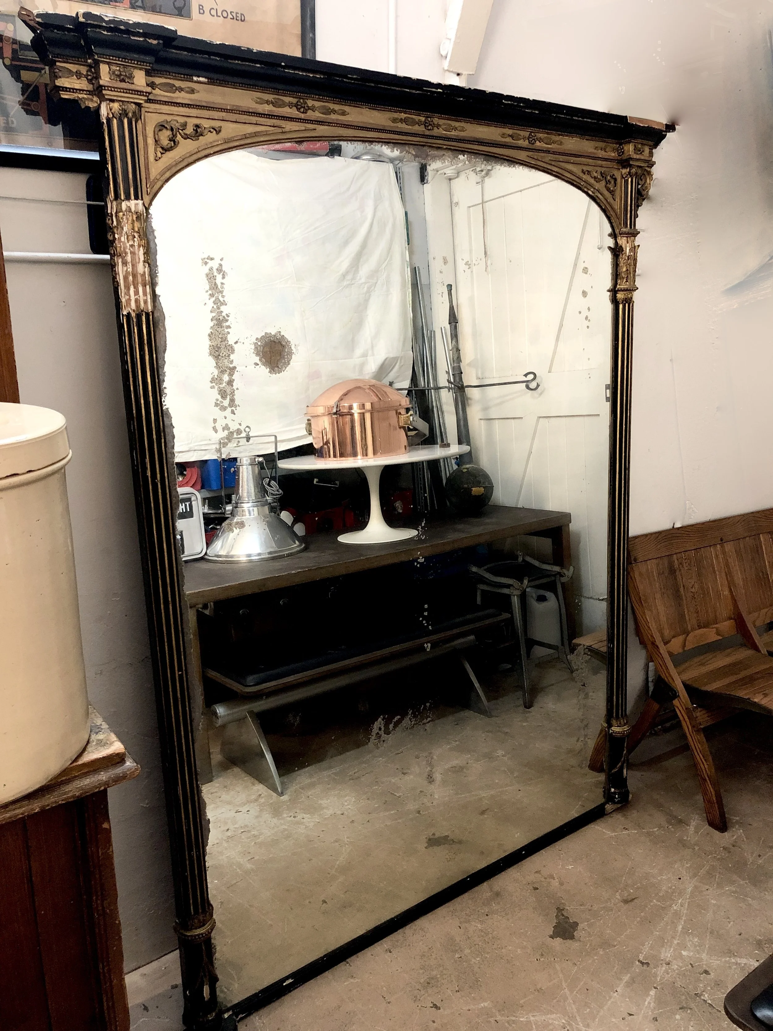 Large Late Victorian Mirror