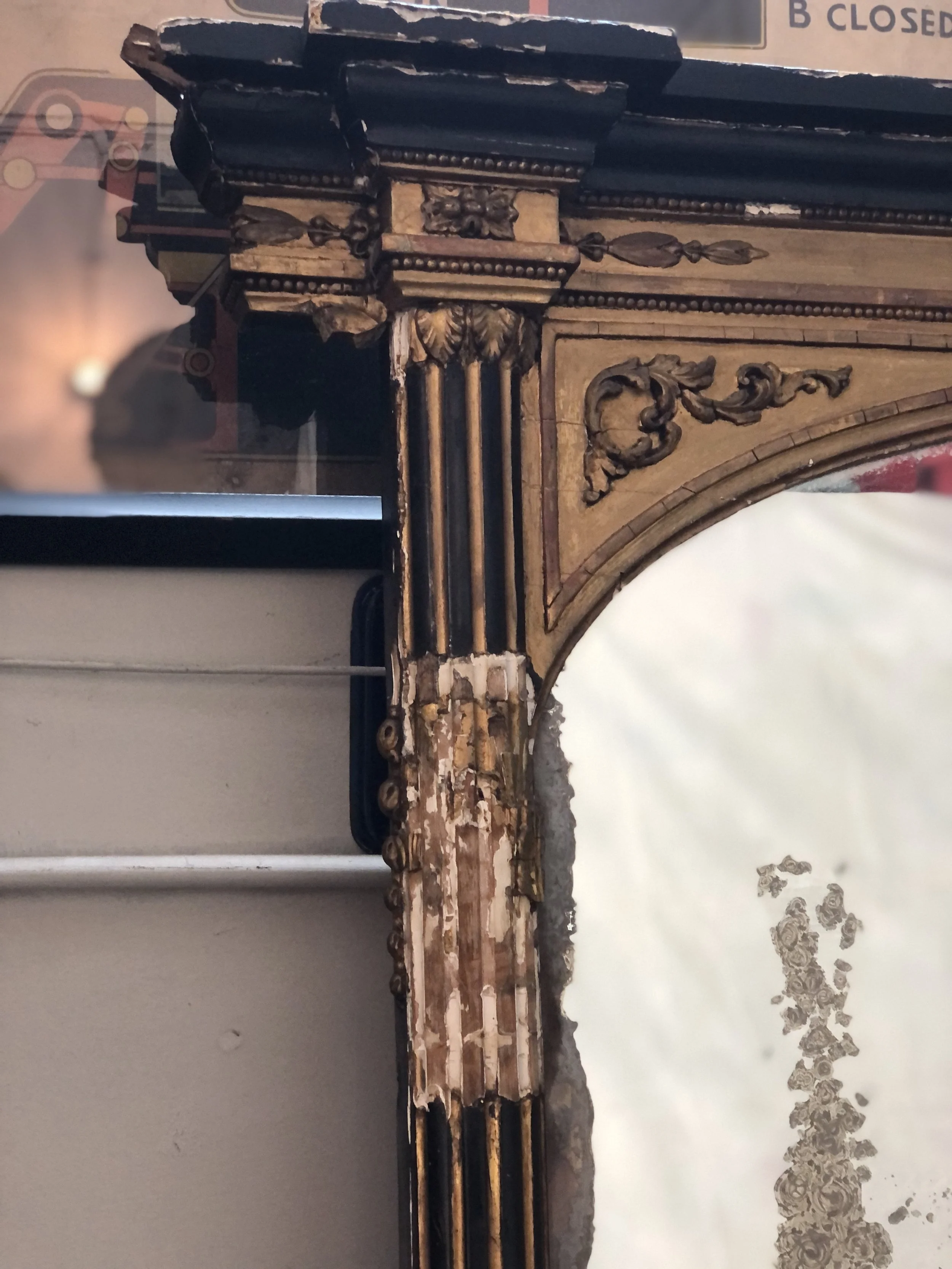 Large Late Victorian Mirror