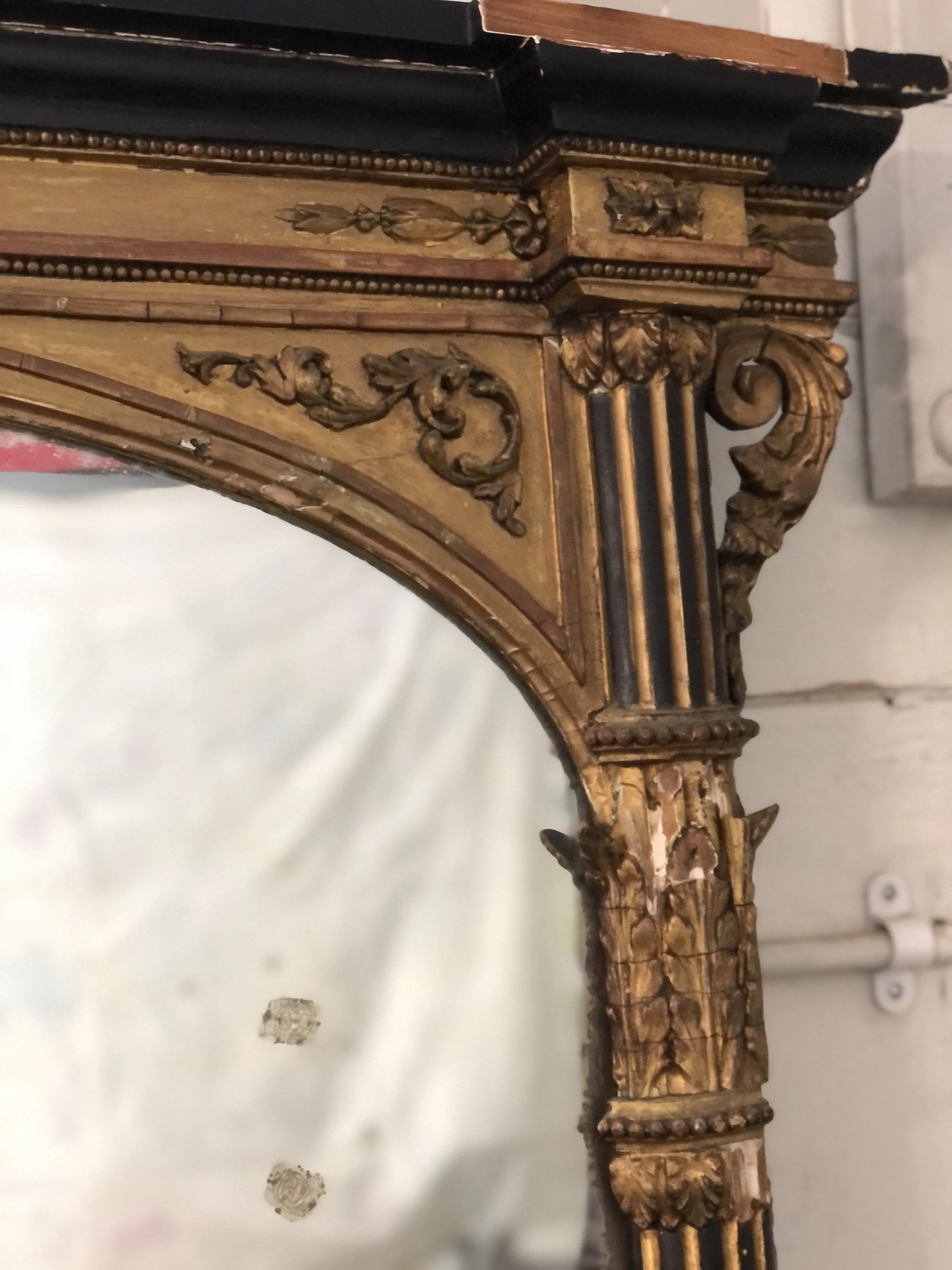 Large Late Victorian Mirror