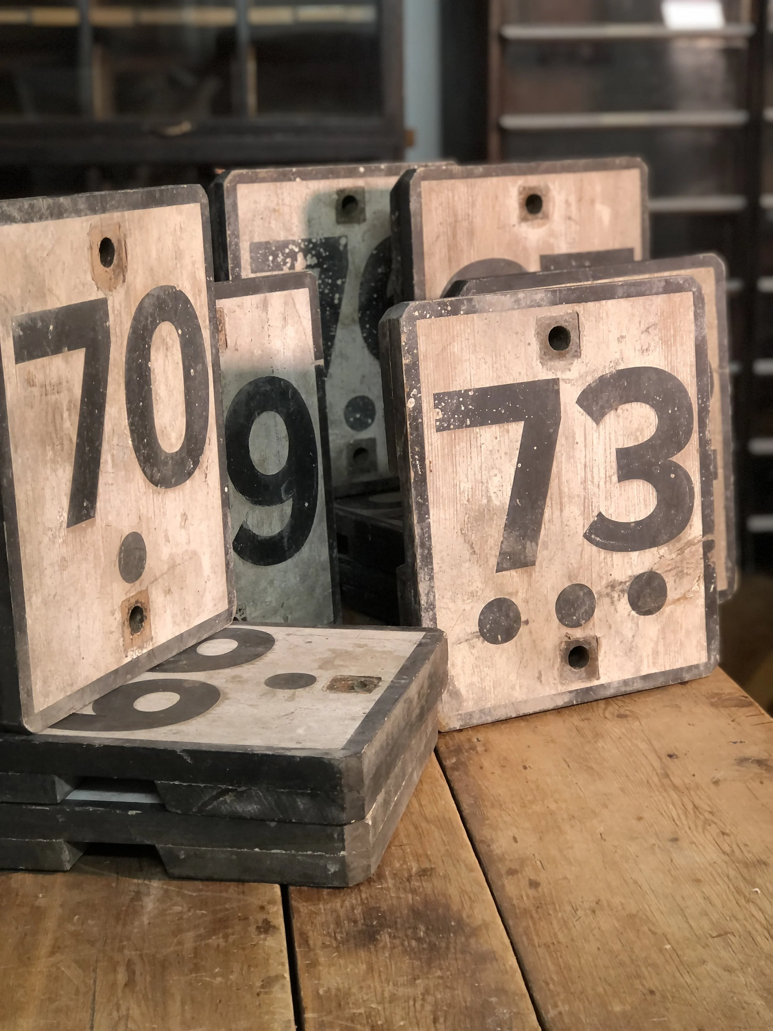 Railway Track Mile Markers