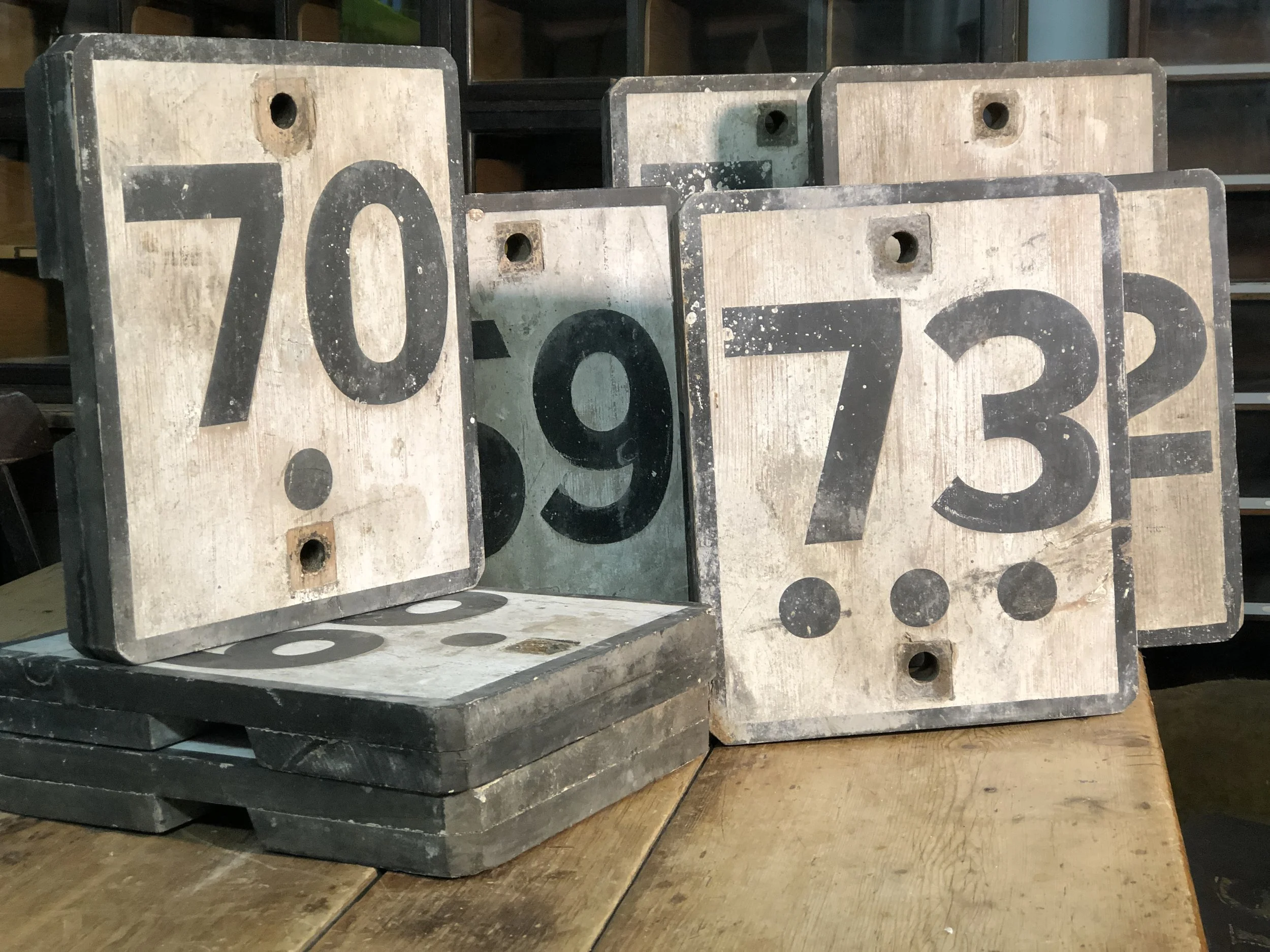 Railway Track Mile Markers