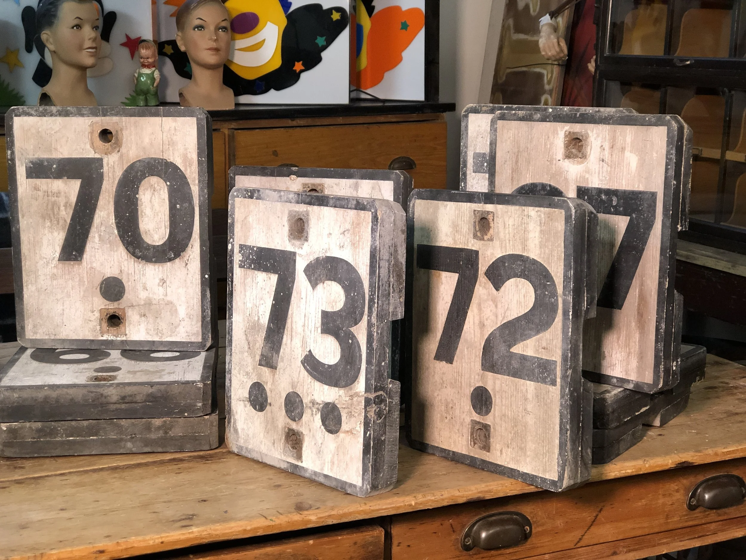Railway Track Mile Markers