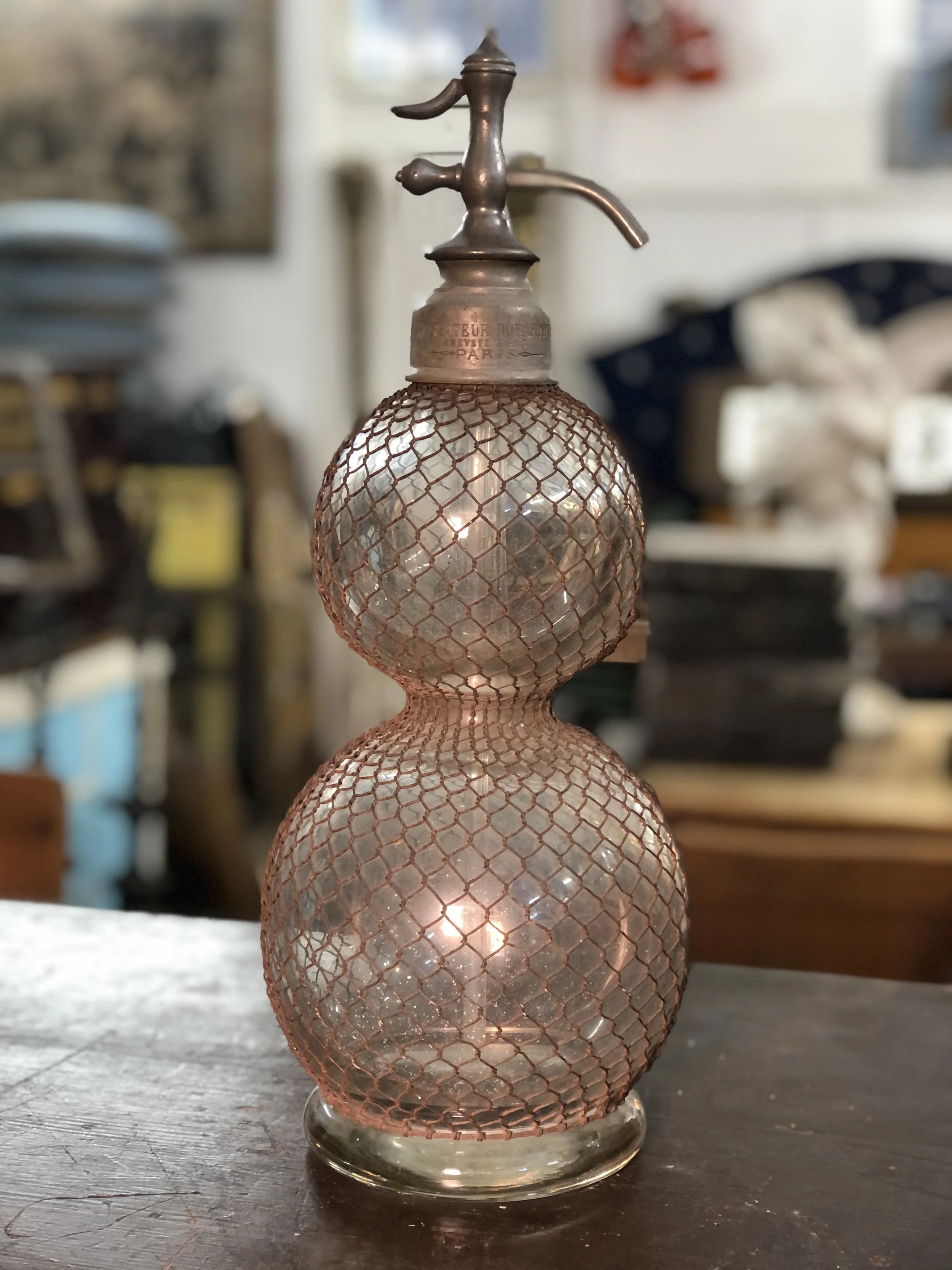 Antique French Seltzer Bottle