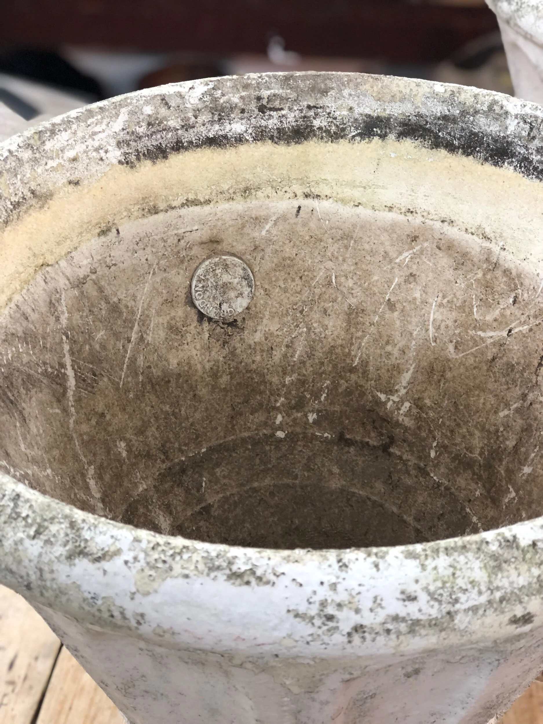 Pair Grandon Fres Urns