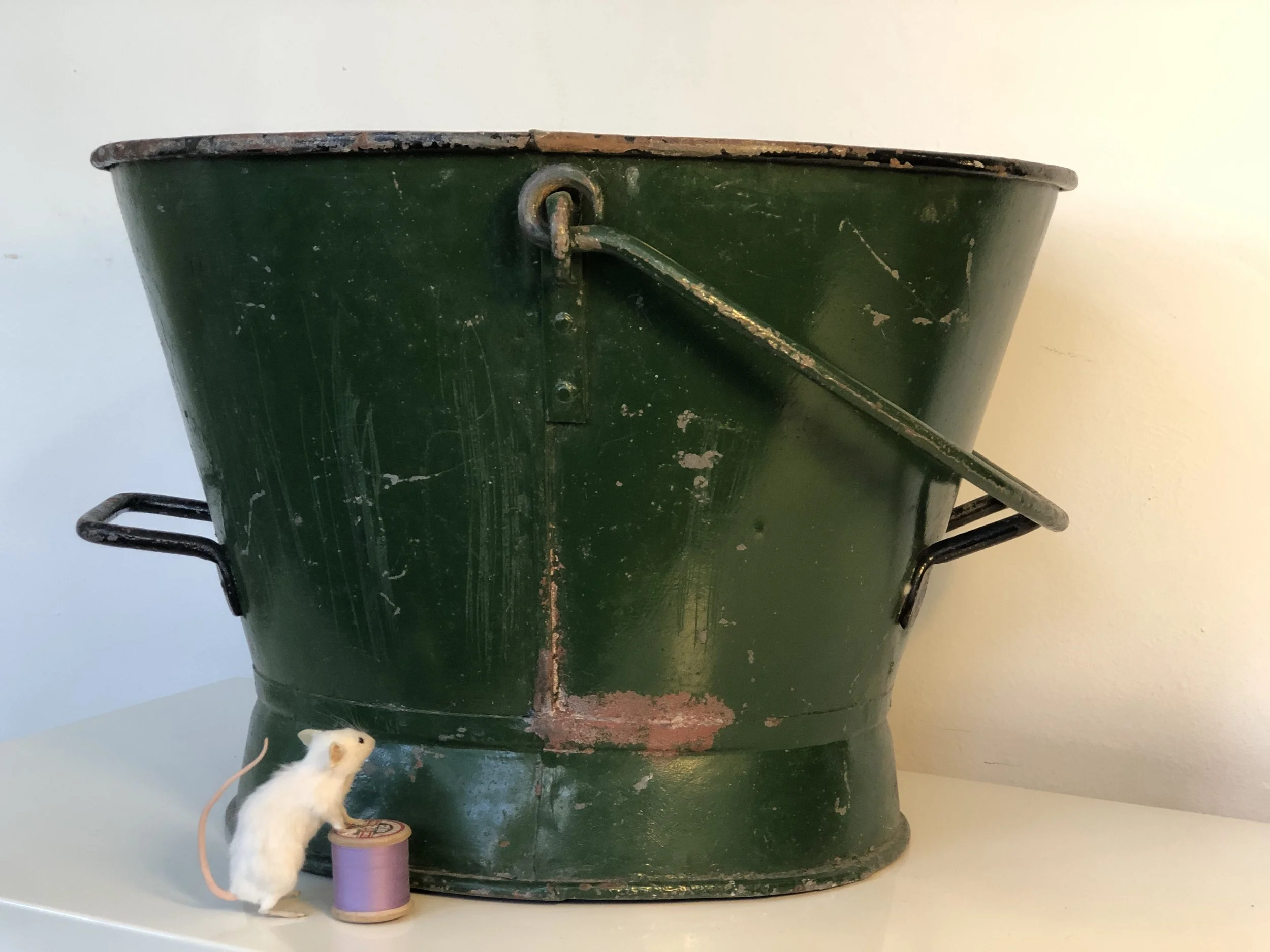 Victorian Painted Bucket