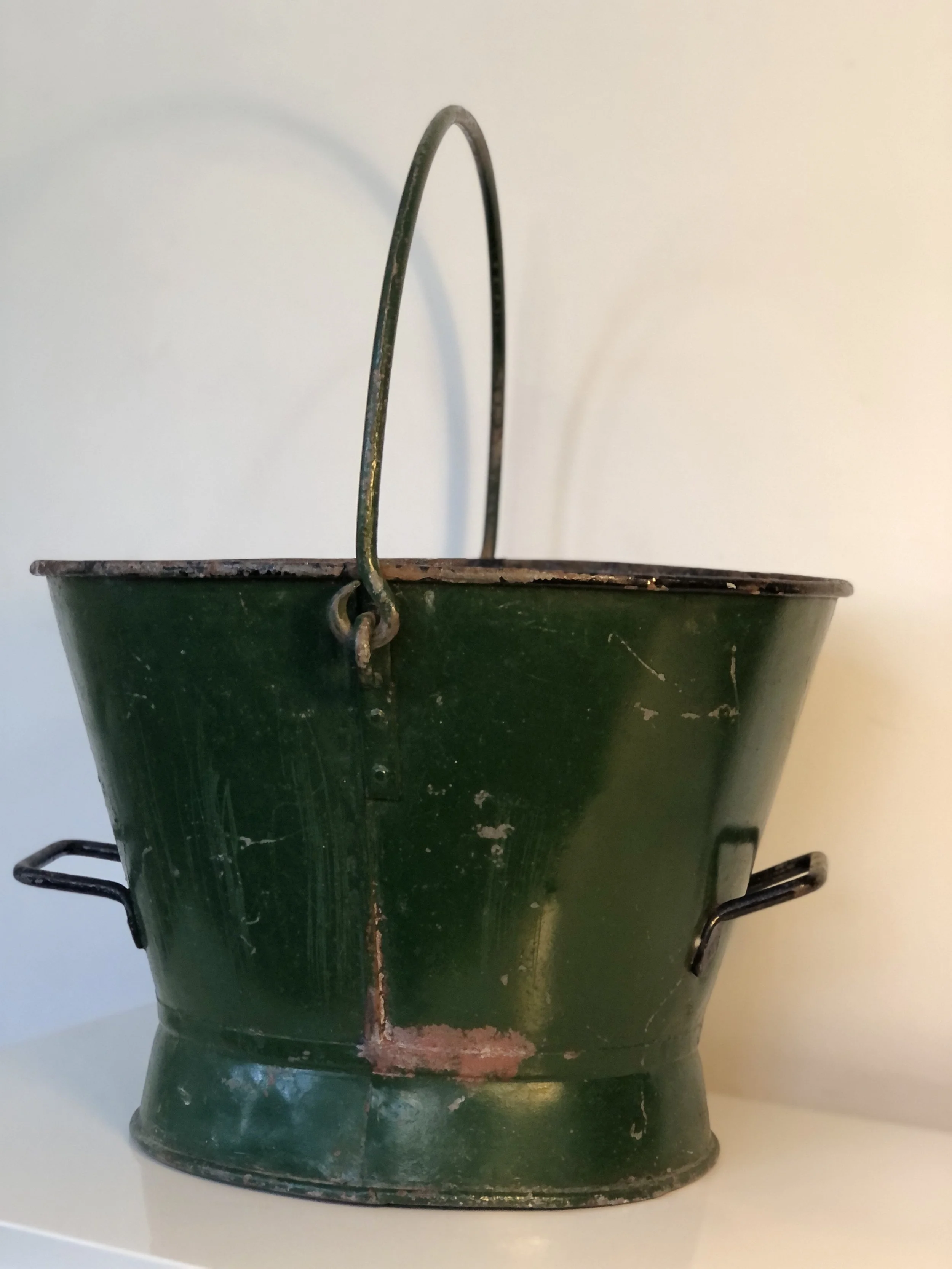 Victorian Painted Bucket