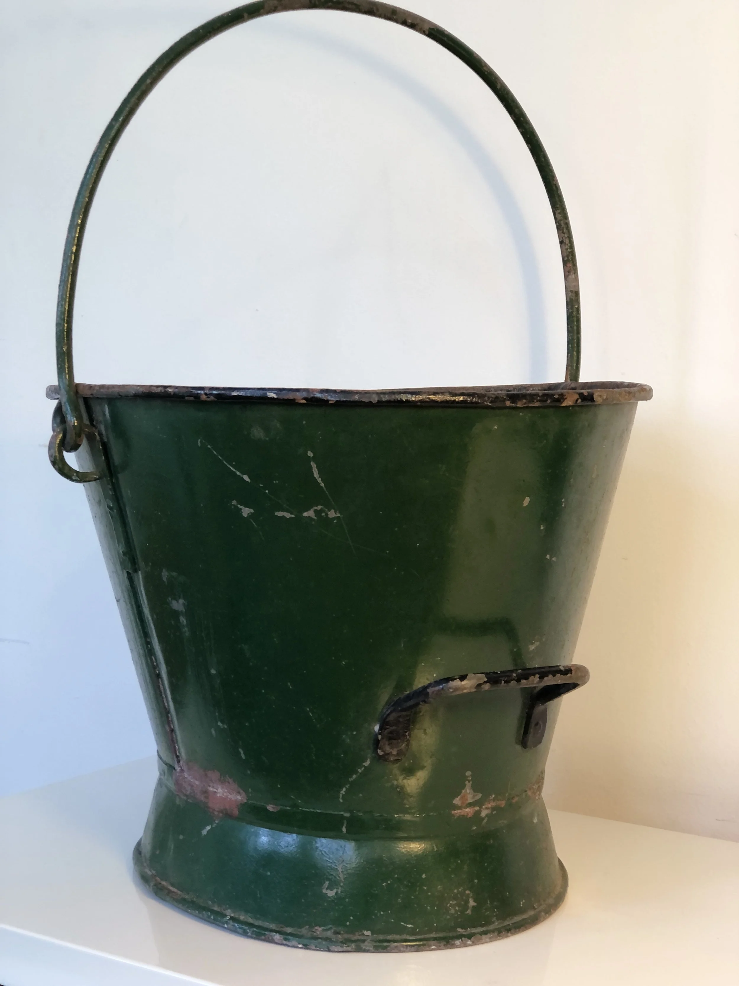 Victorian Painted Bucket
