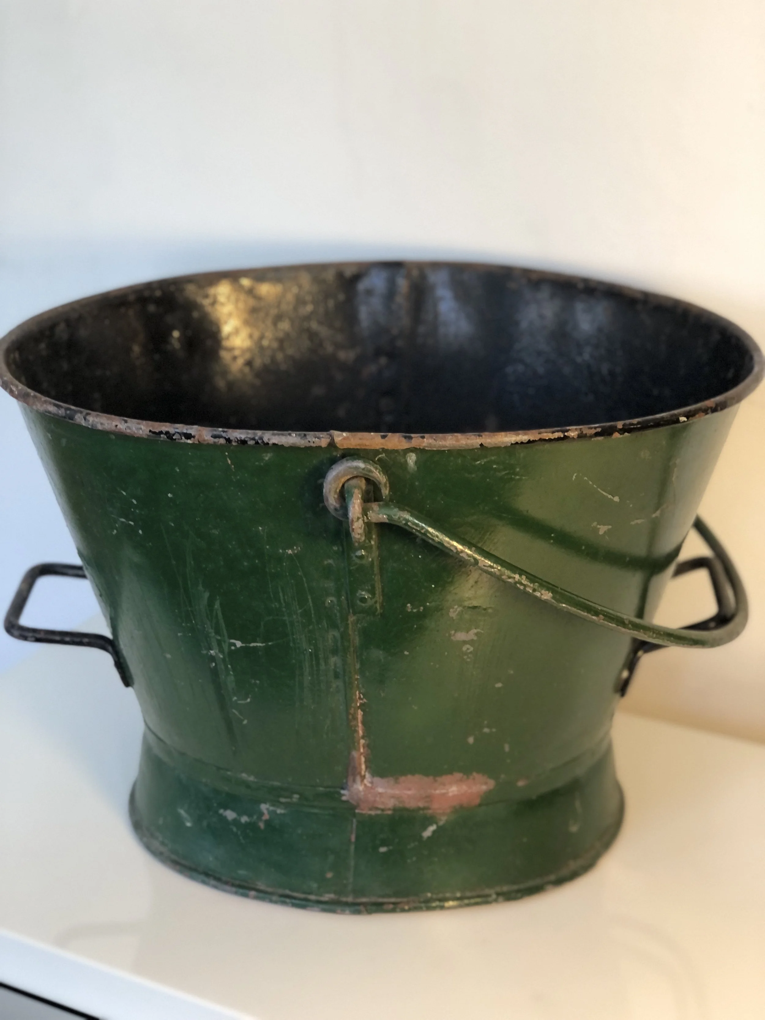 Victorian Painted Bucket