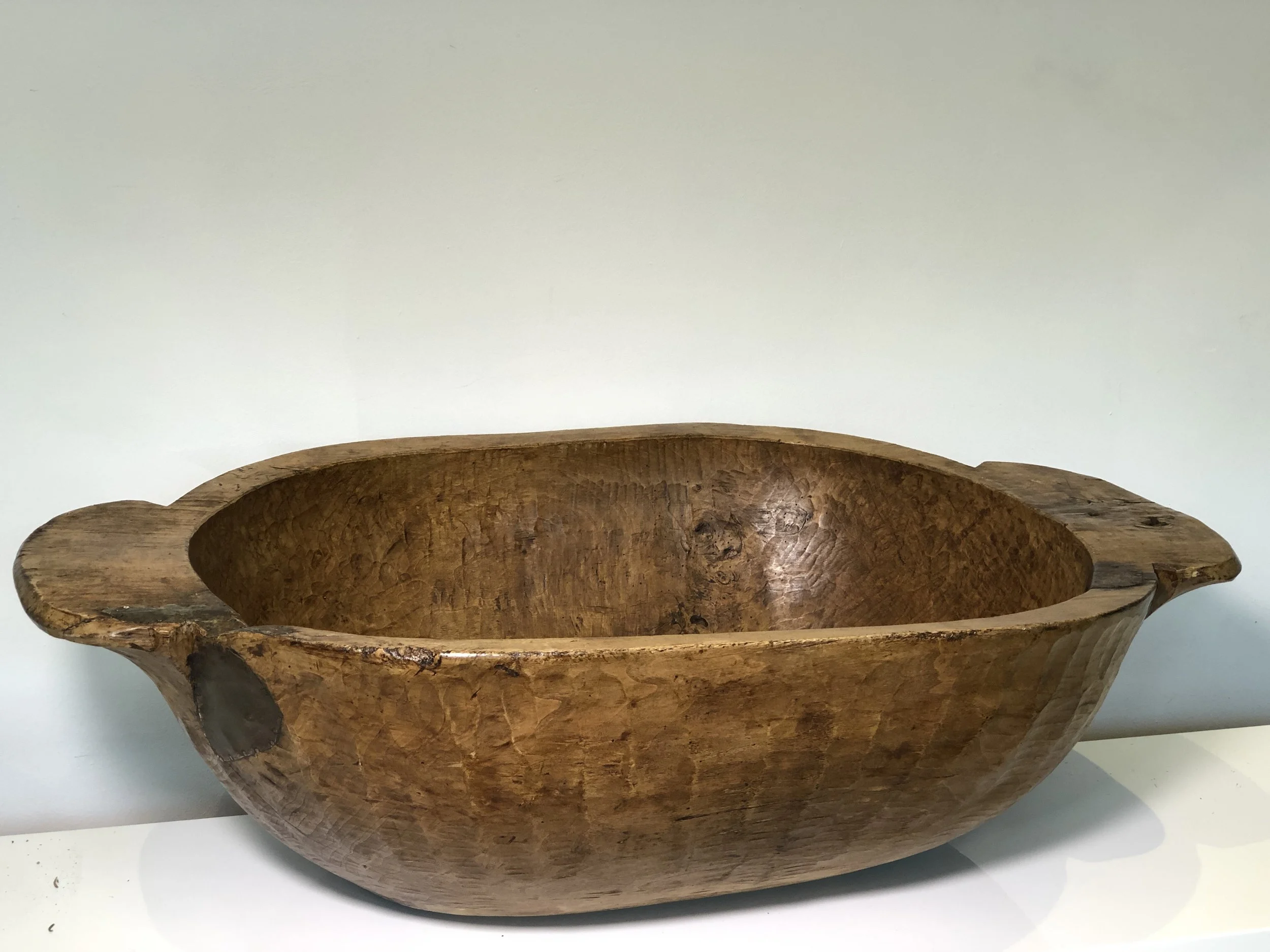 Extra Large Antique Dough Bowl
