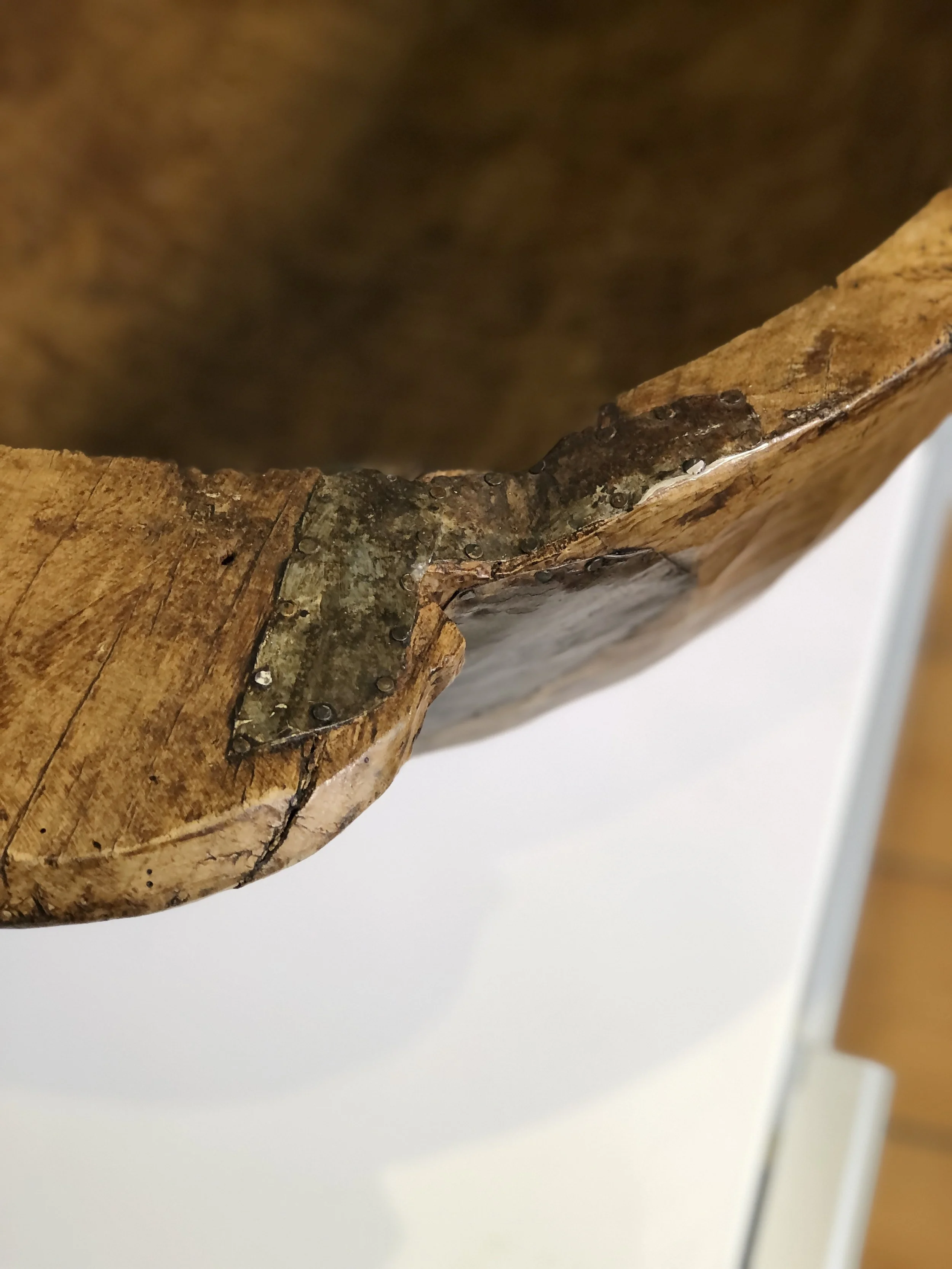 Extra Large Antique Dough Bowl