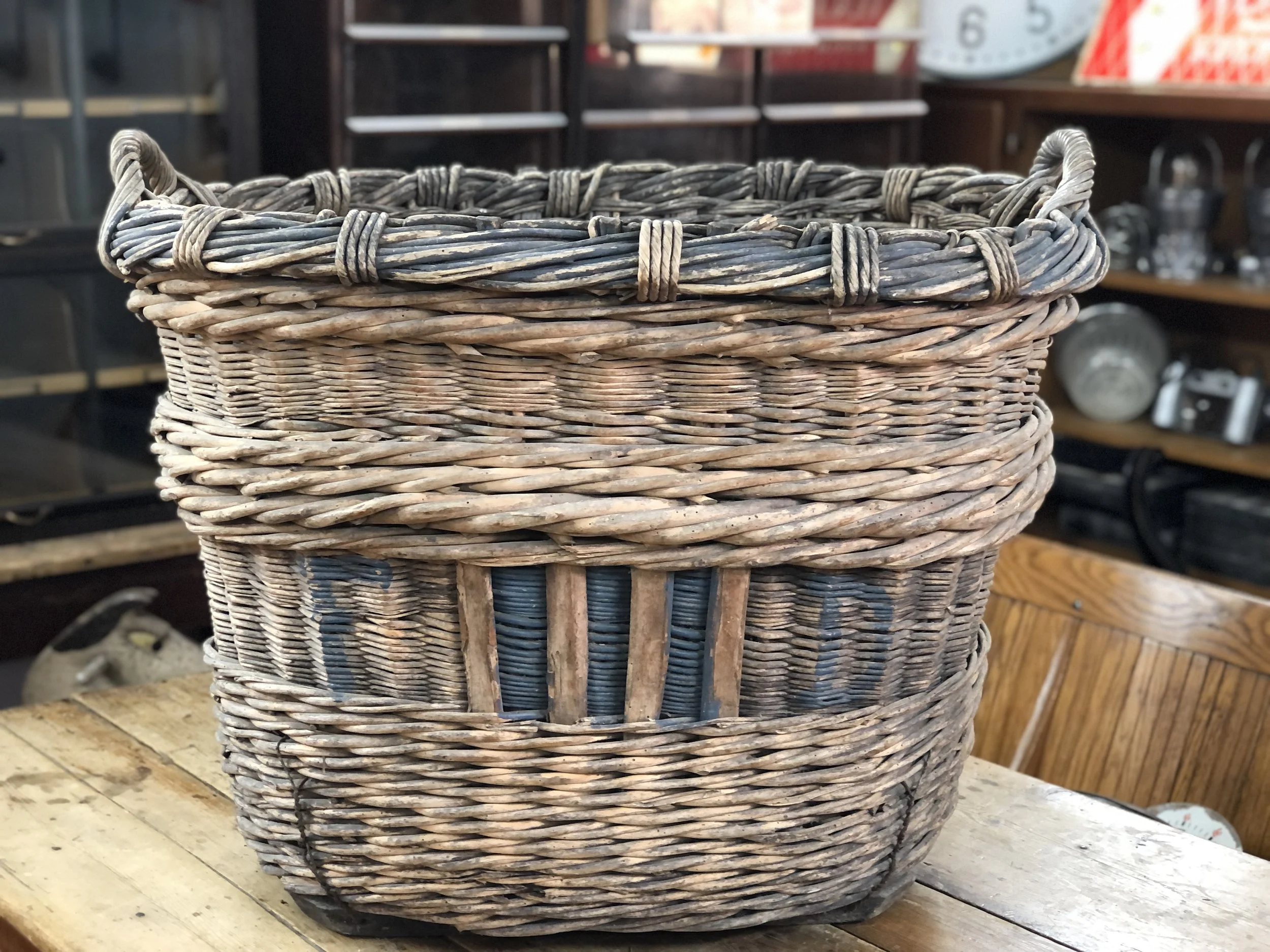 Antique Grape Basket