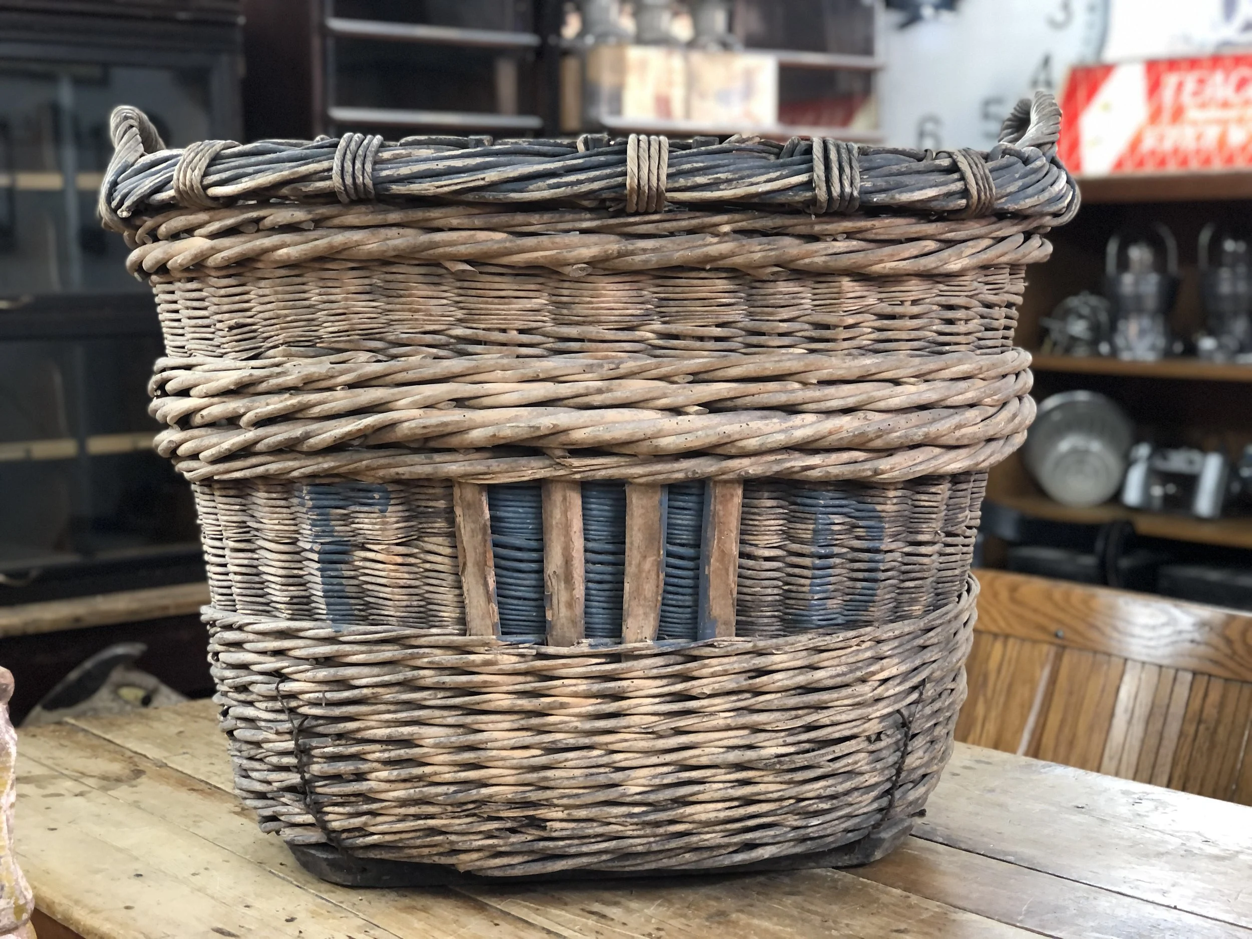 Antique Grape Basket
