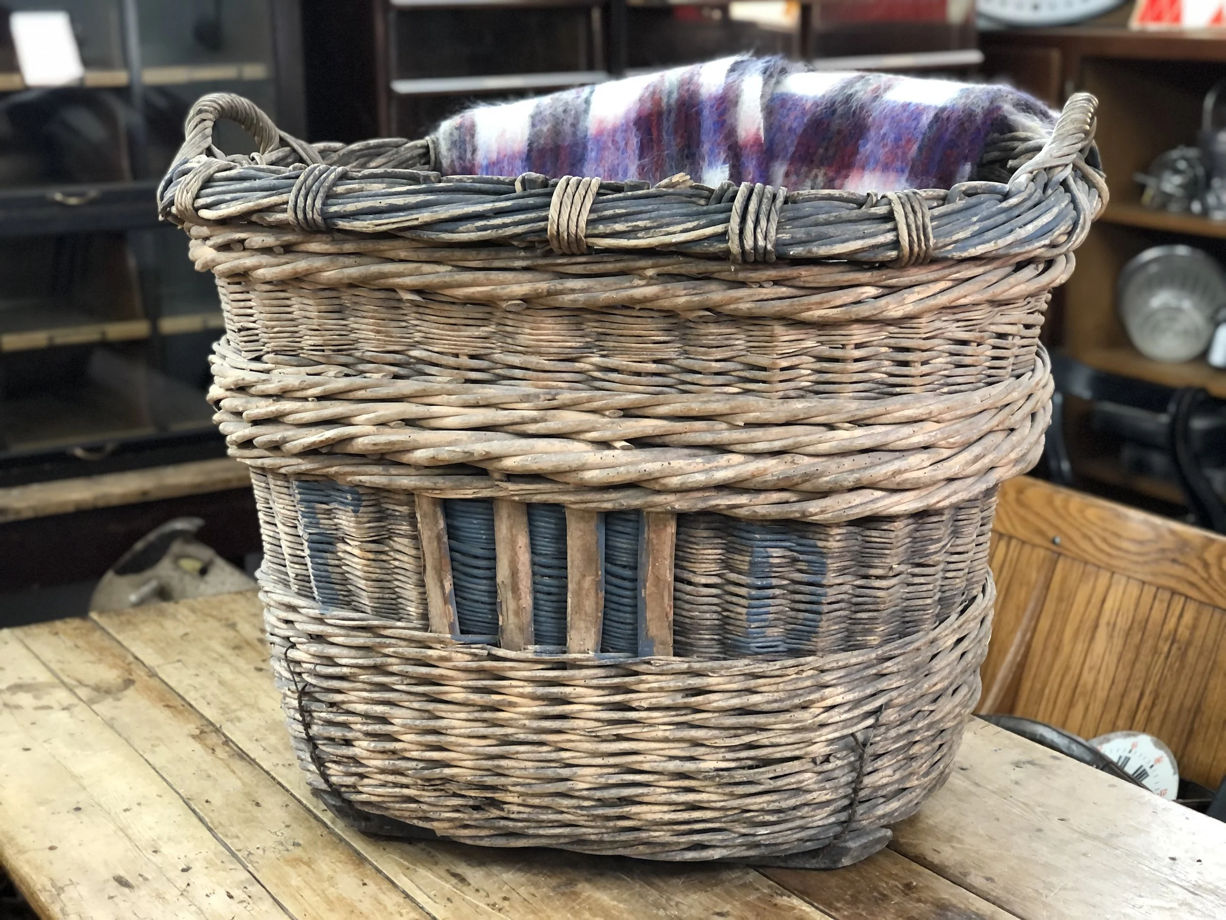 Antique Grape Basket