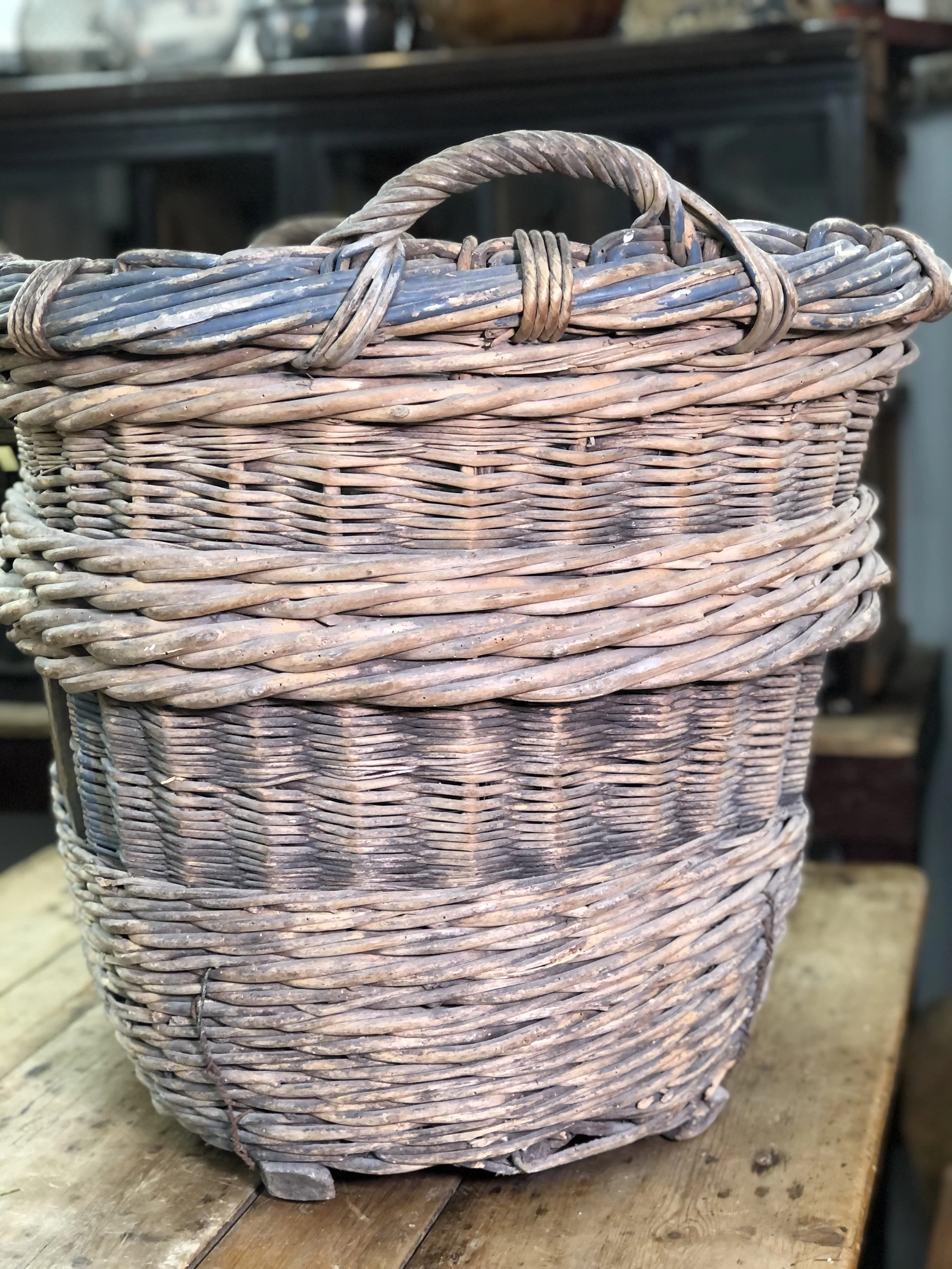 Antique Grape Basket