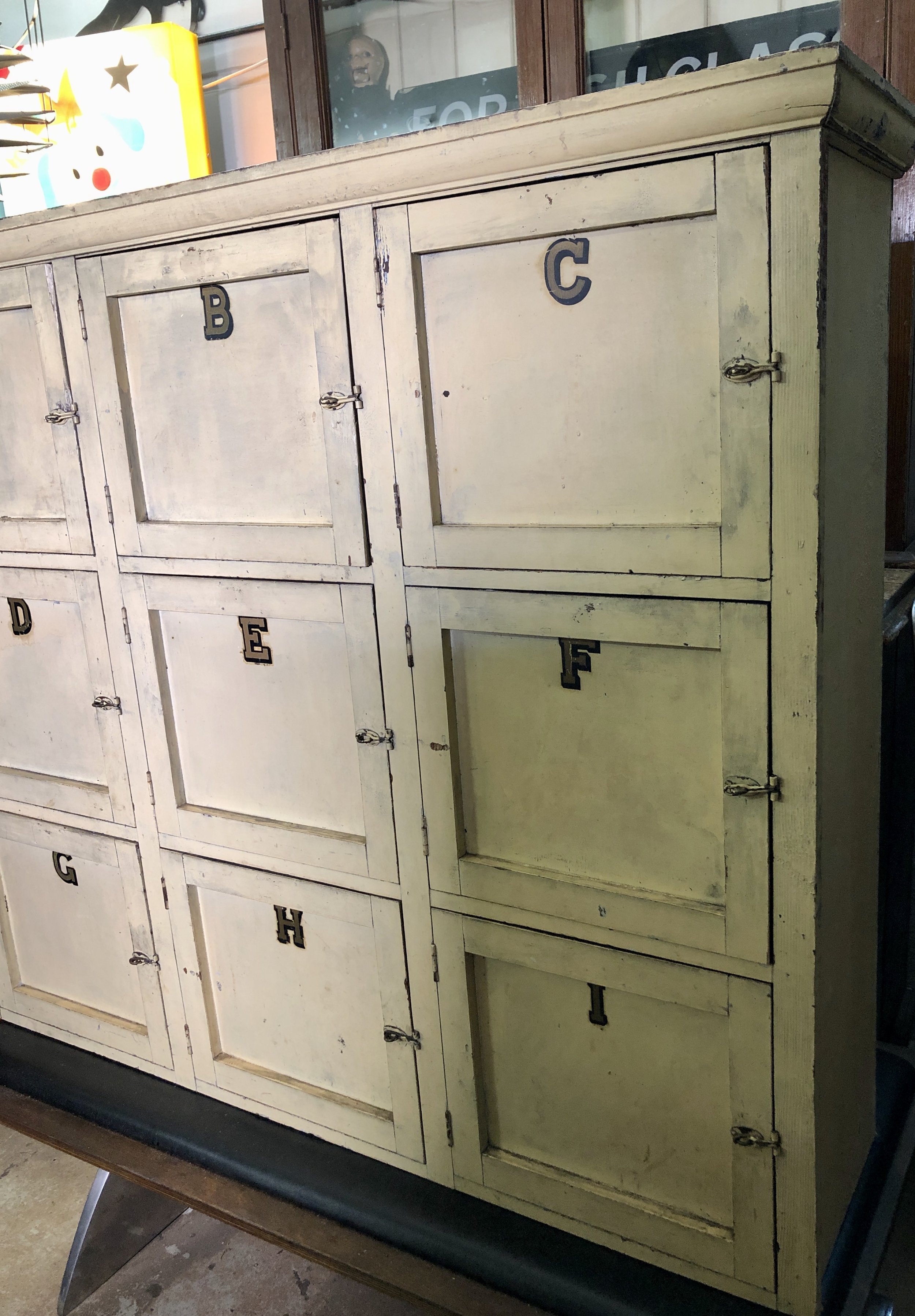 Vintage Painted Lockers