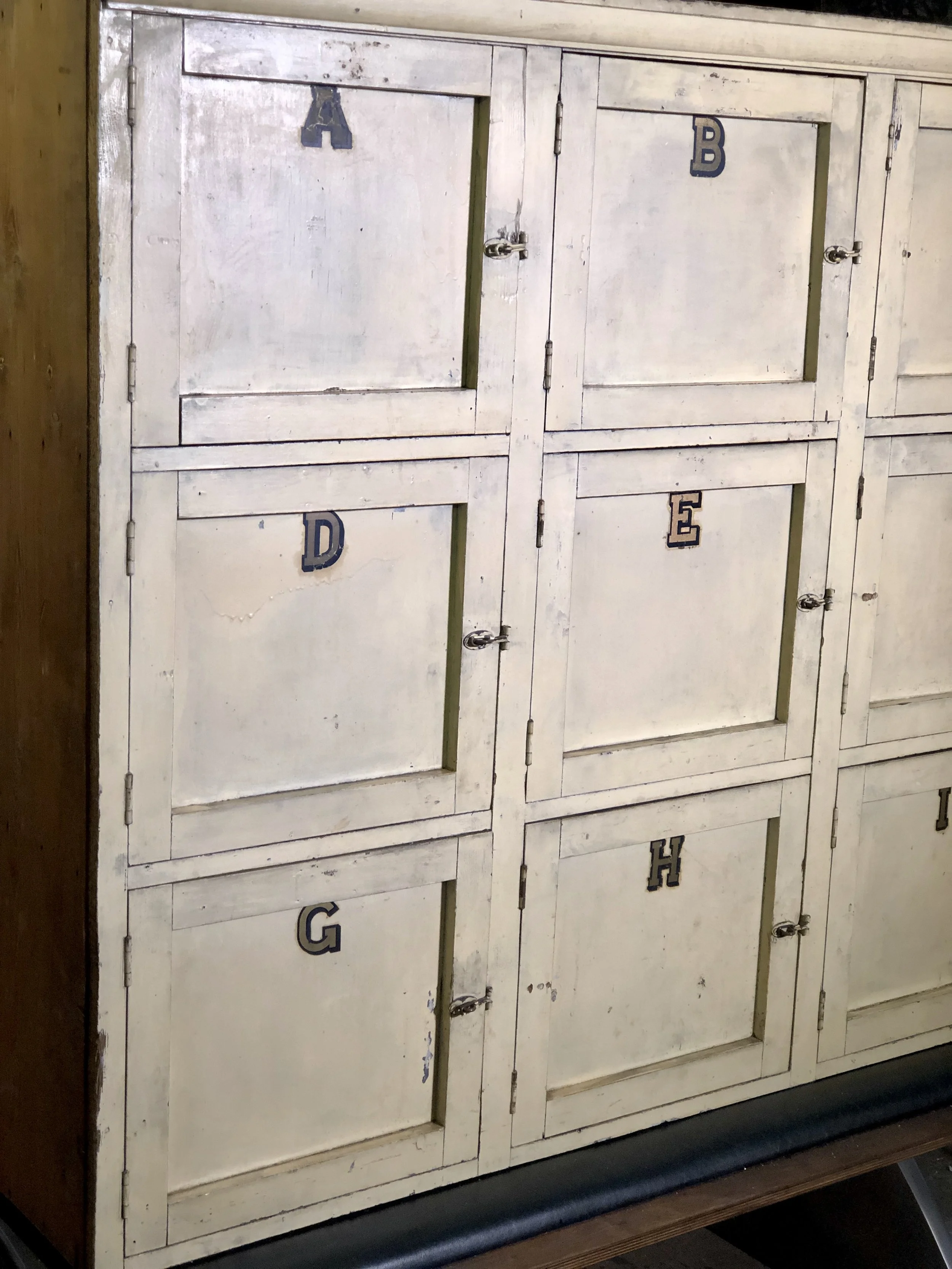 Vintage Painted Lockers