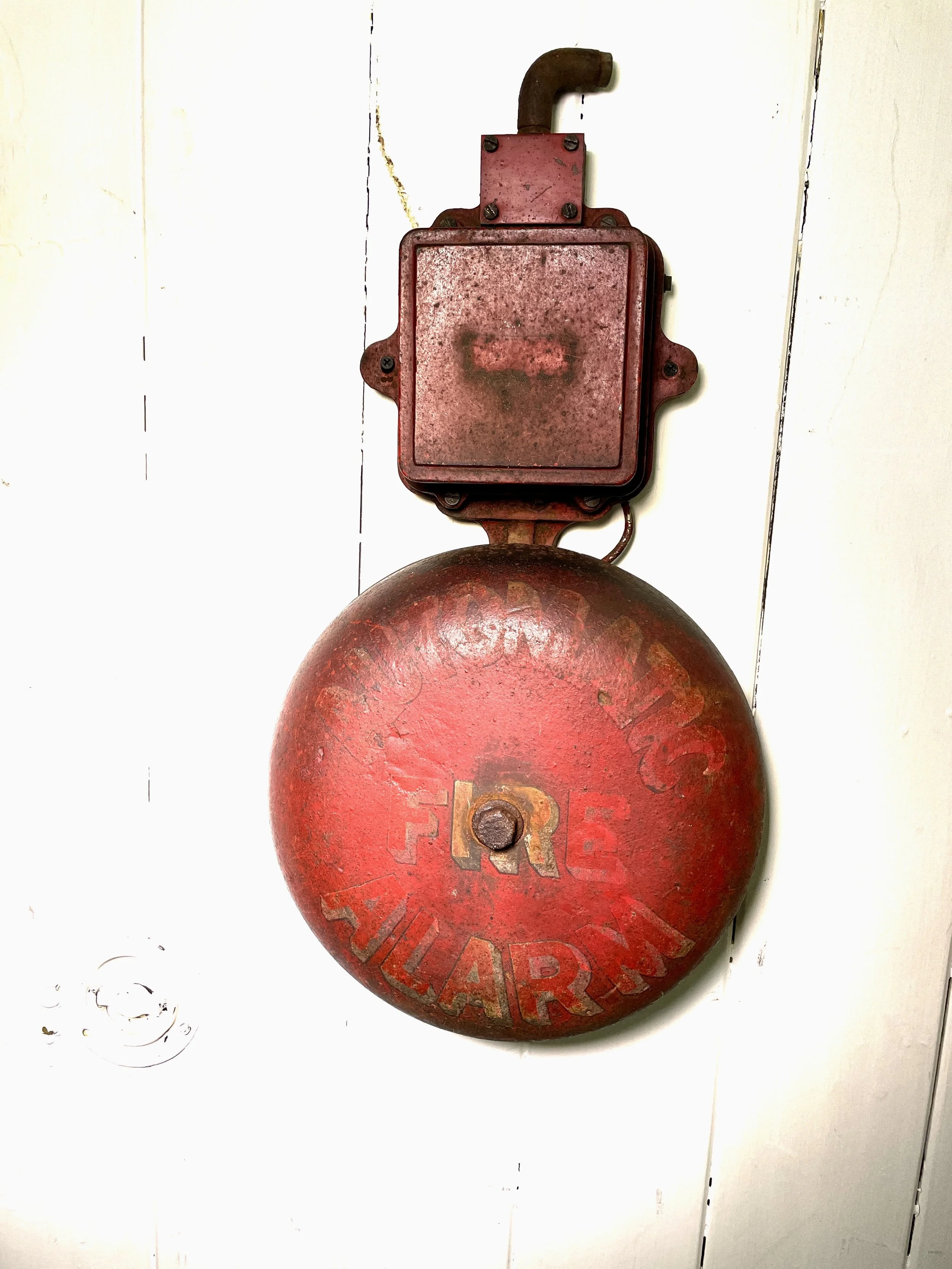 Vintage Cast Iron Fire Alarm