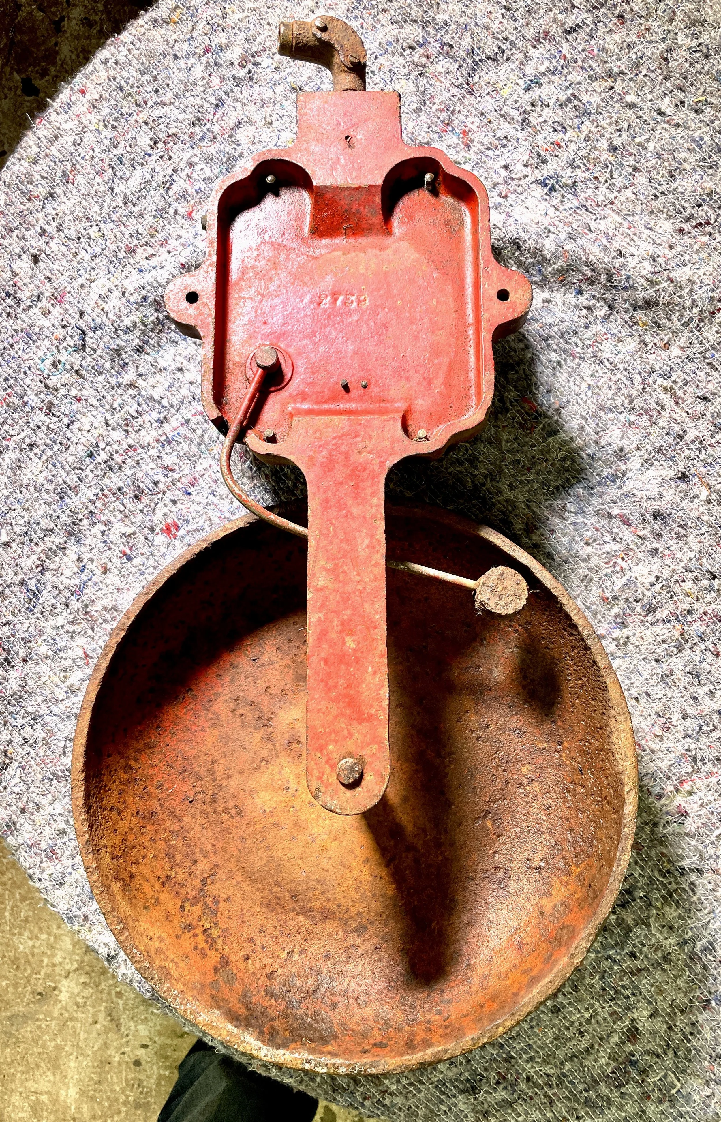 Vintage Cast Iron Fire Alarm