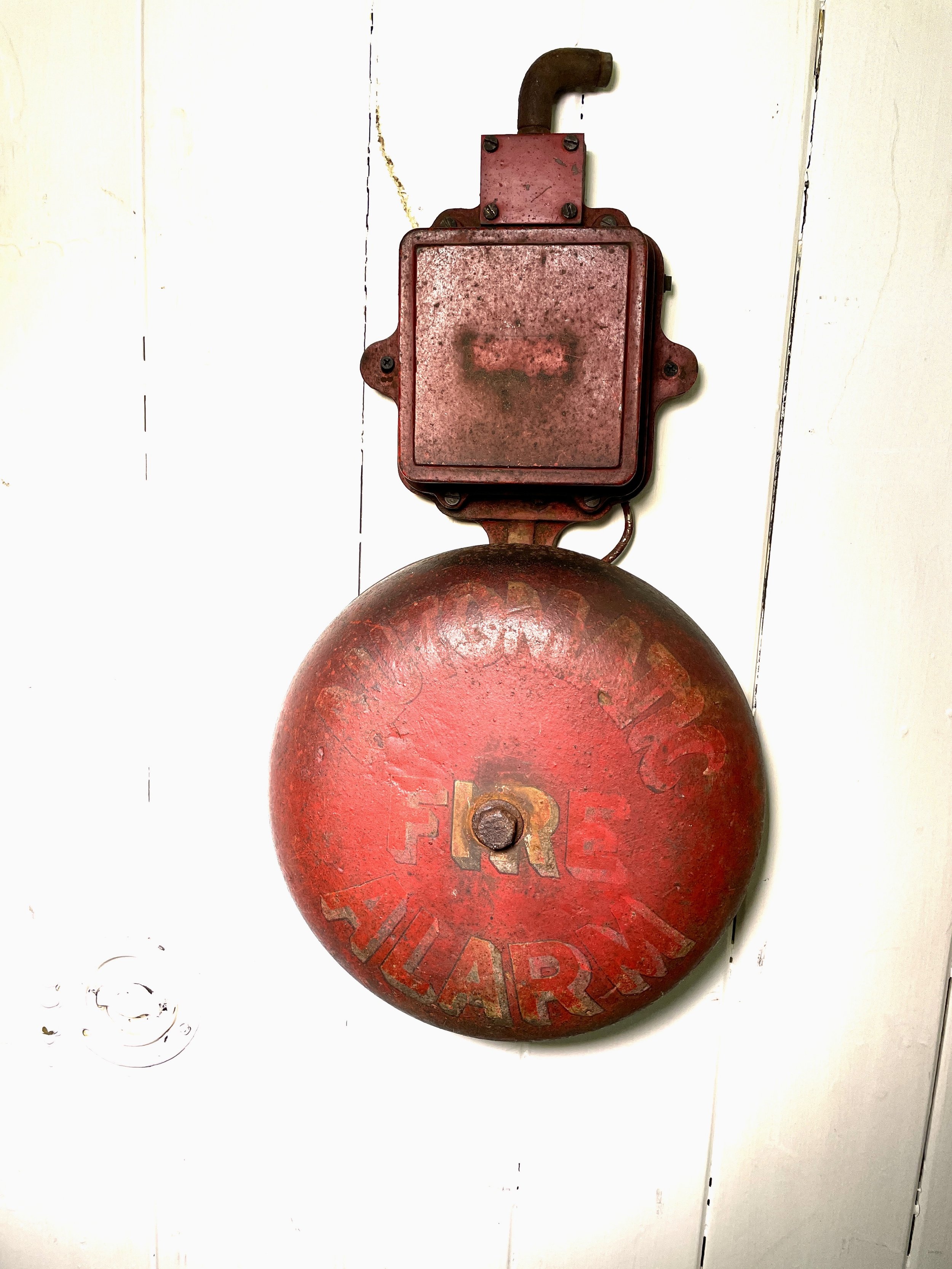 Vintage Cast Iron Fire Alarm Bell