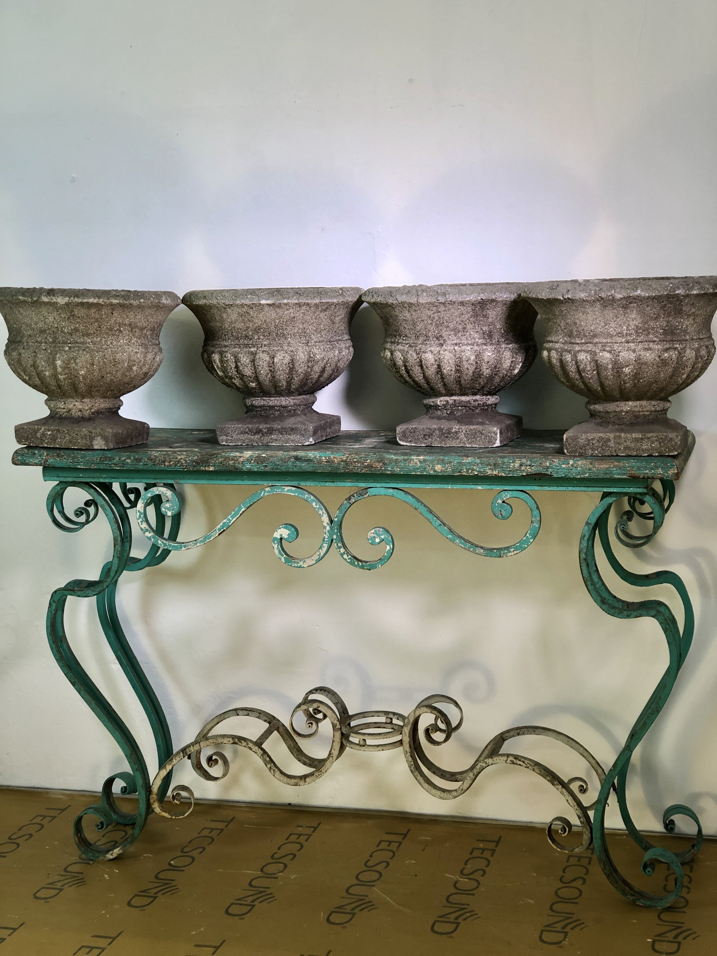 Set of Vintage Composite Urns