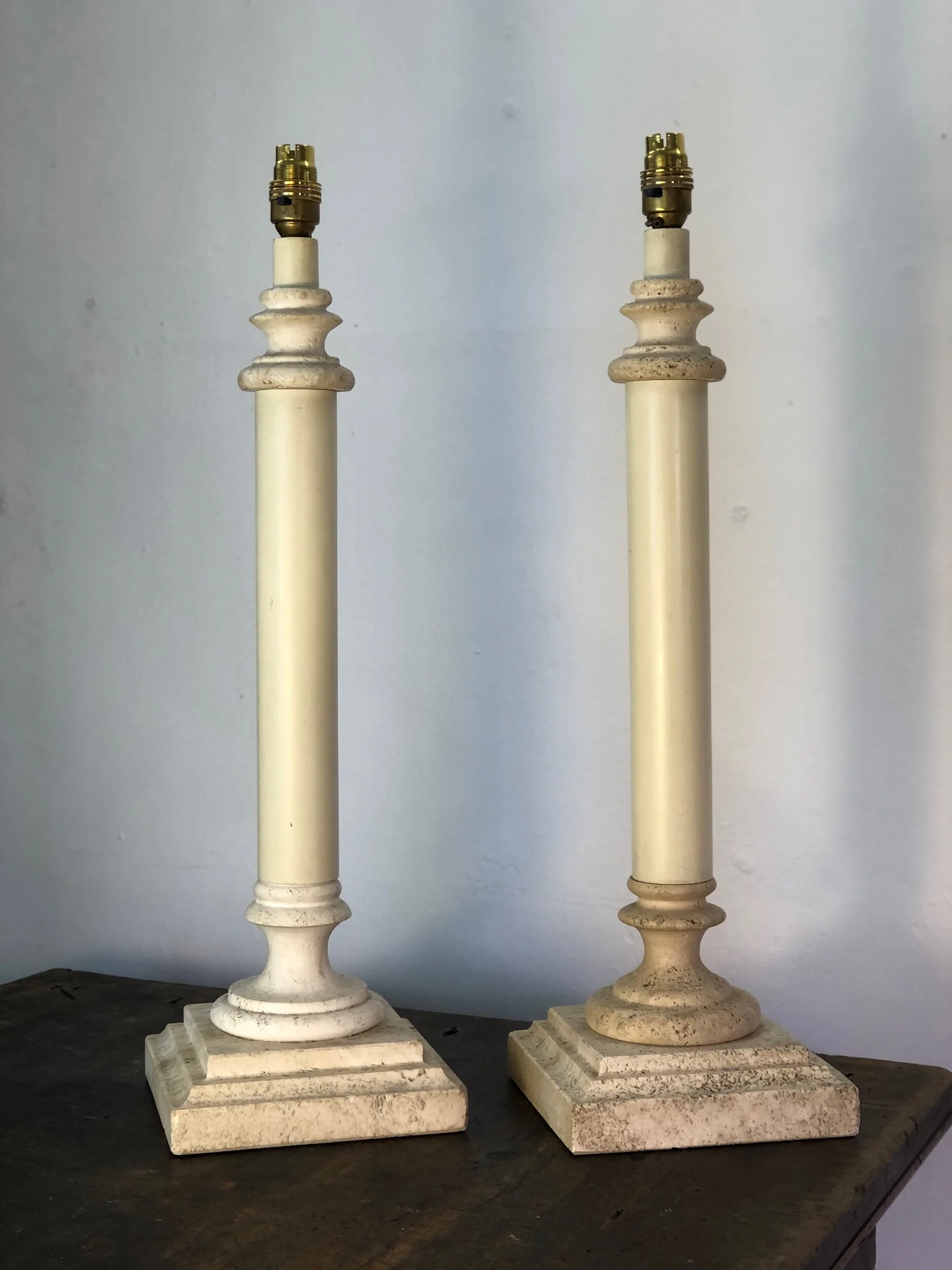 French Column Lamps
