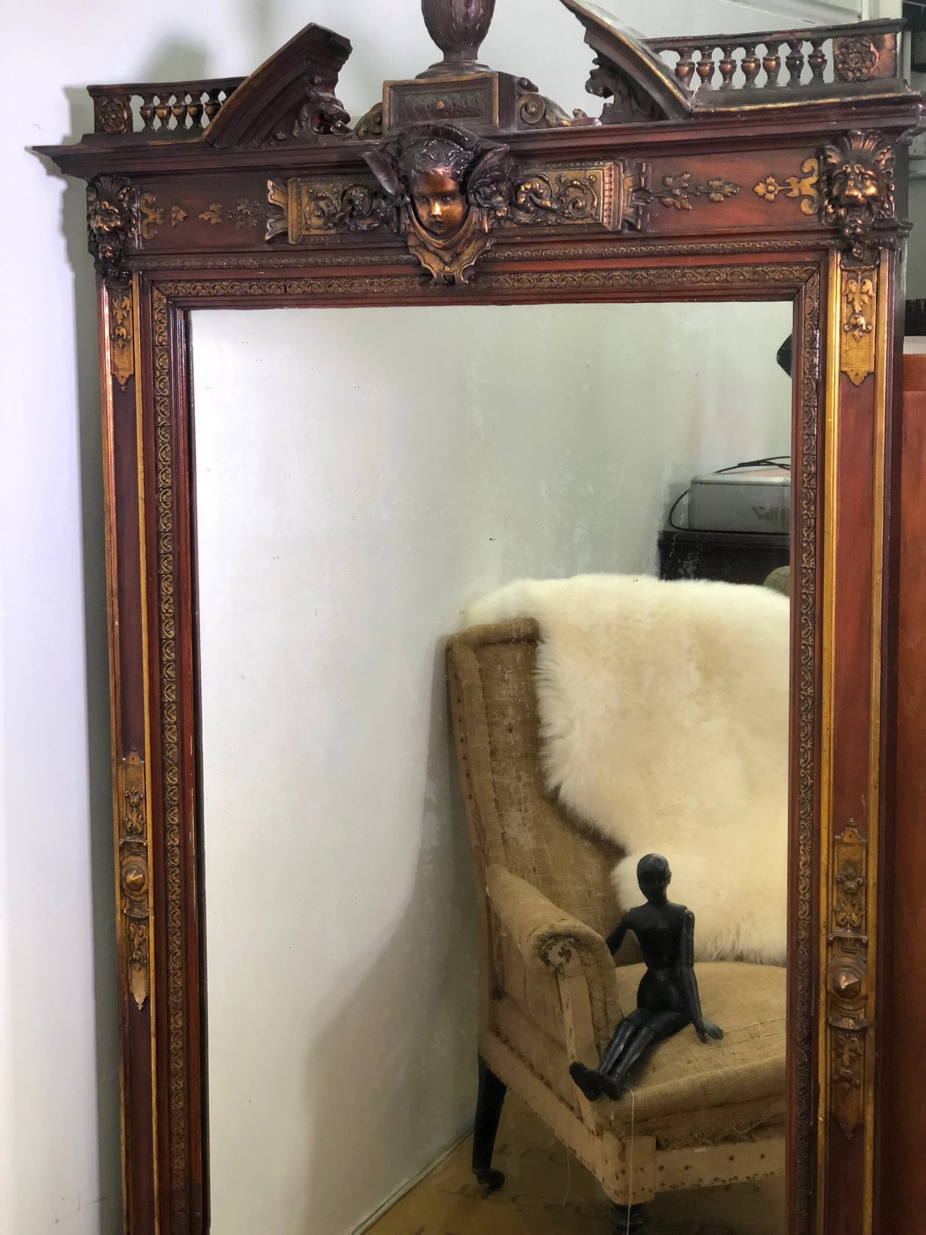 Antique Empire Mirror