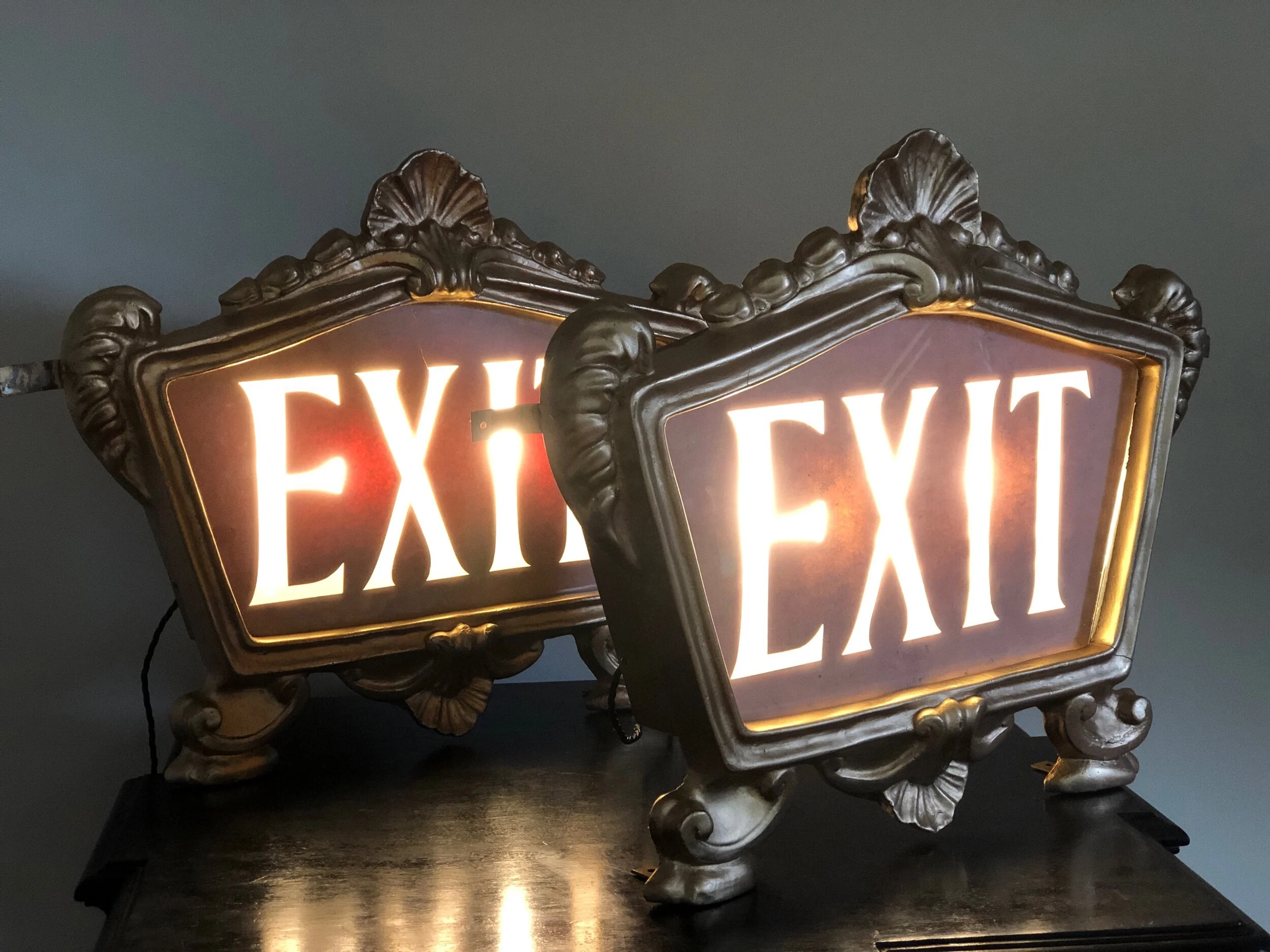 Antique Theatre Signs