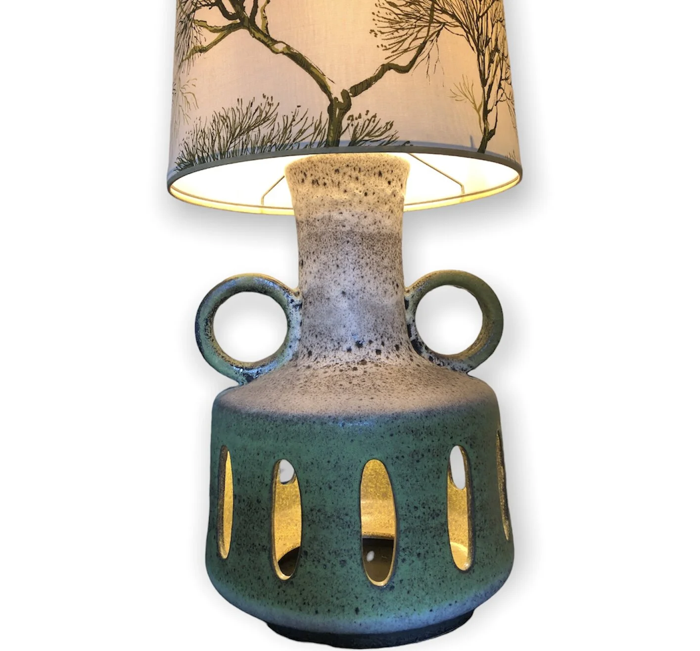 German Pottery Lamp