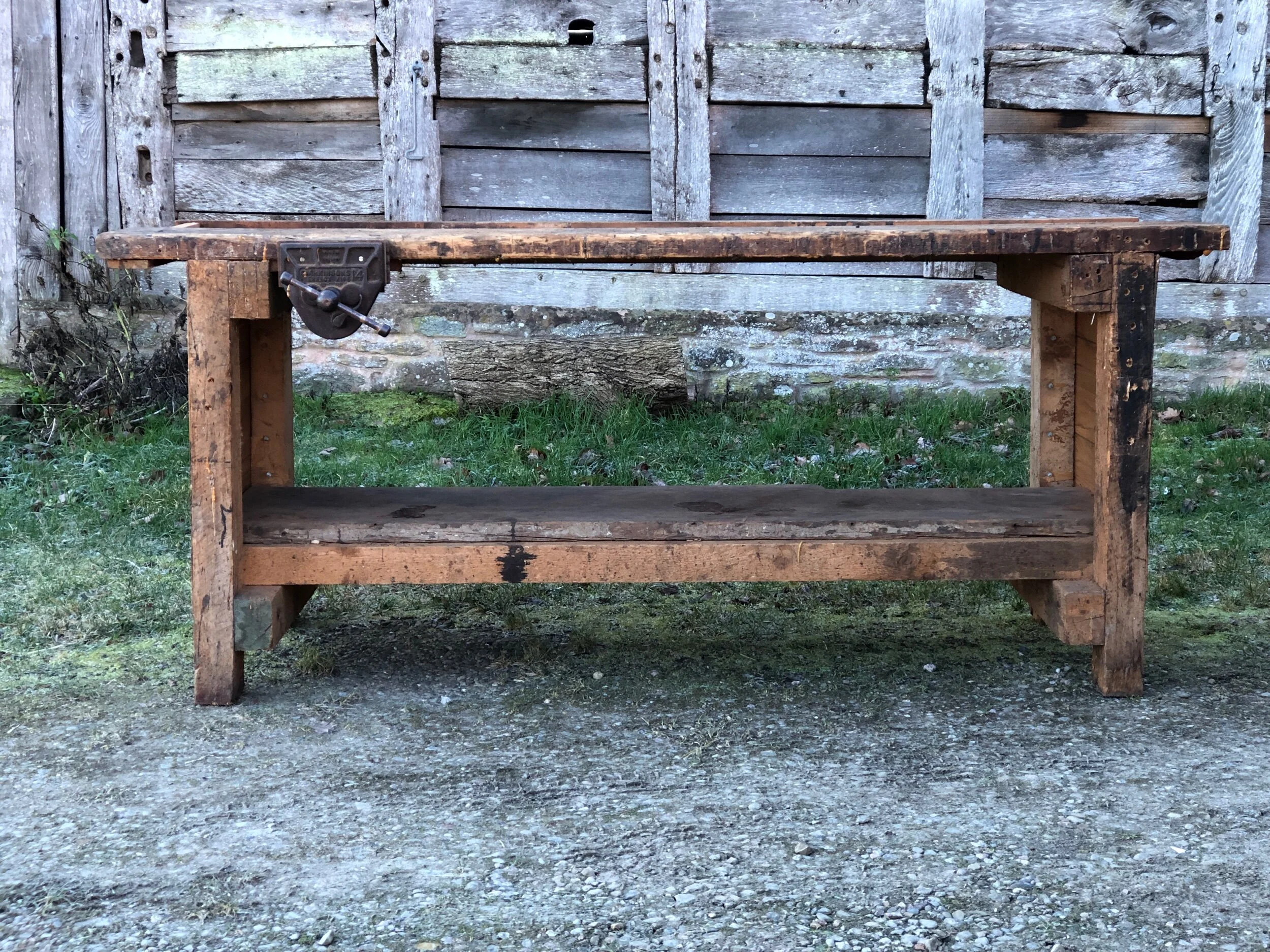 Rustic Pine Workbench