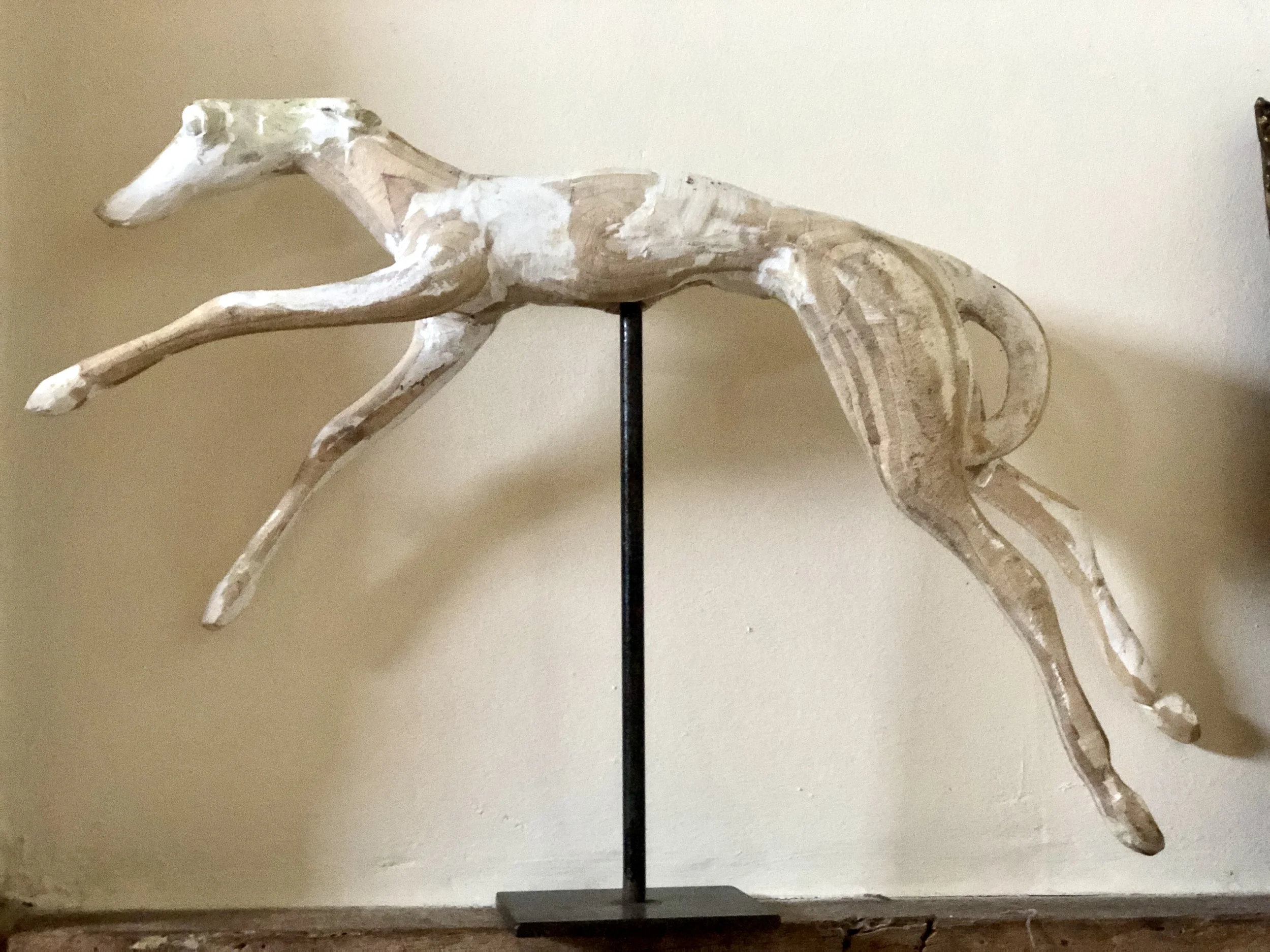 Wooden Greyhound Model by David Postin