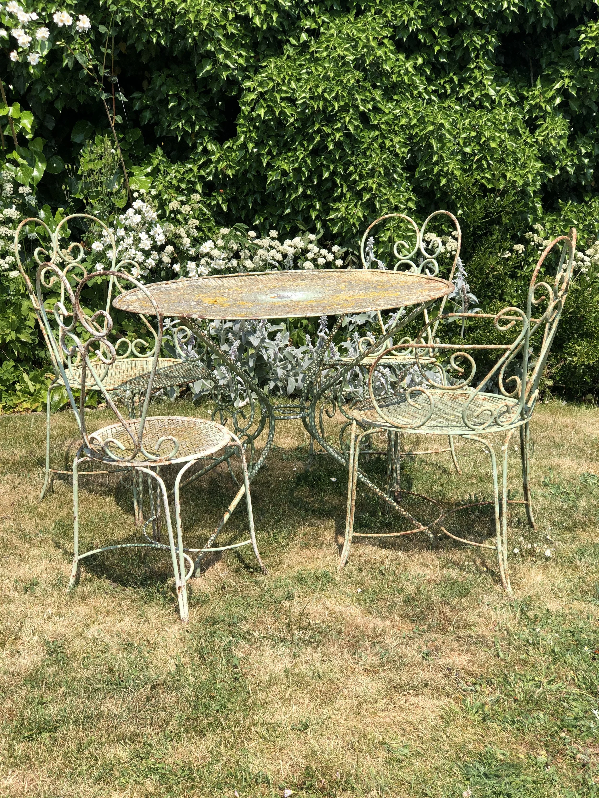 French Garden Table and Chairs